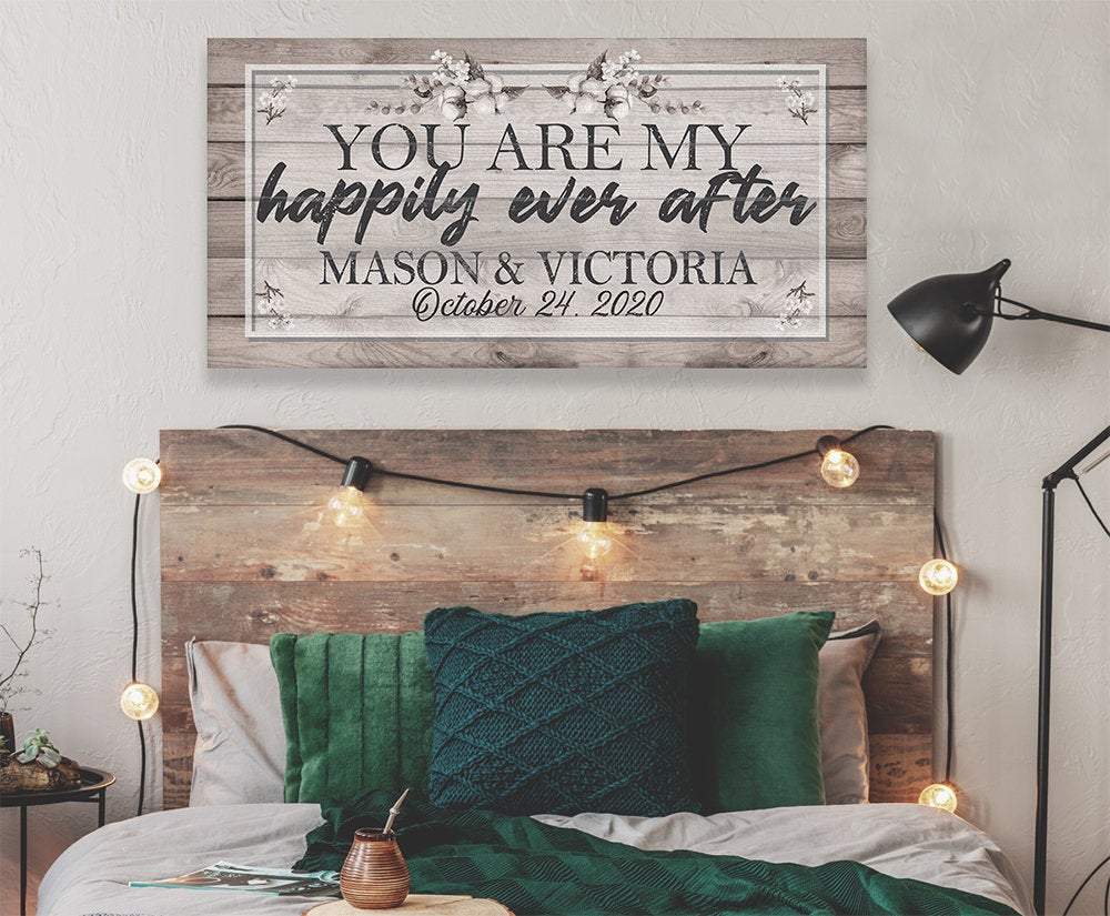 Personalized - Happily Ever After - Canvas