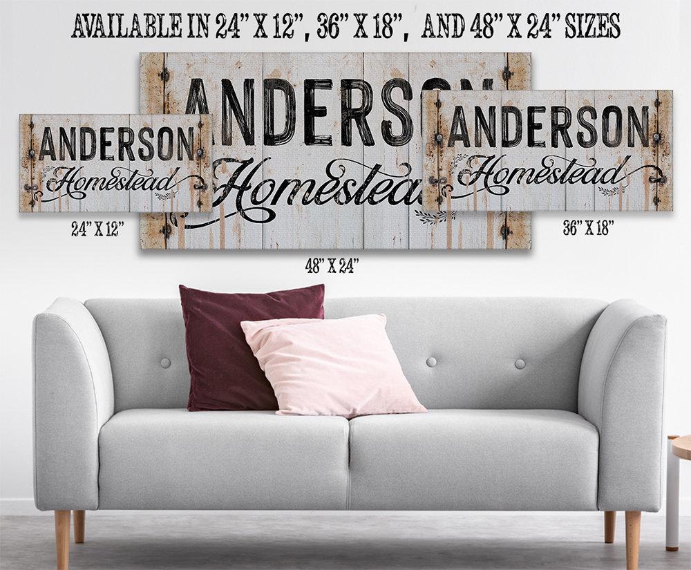 Personalized - Homestead - Canvas