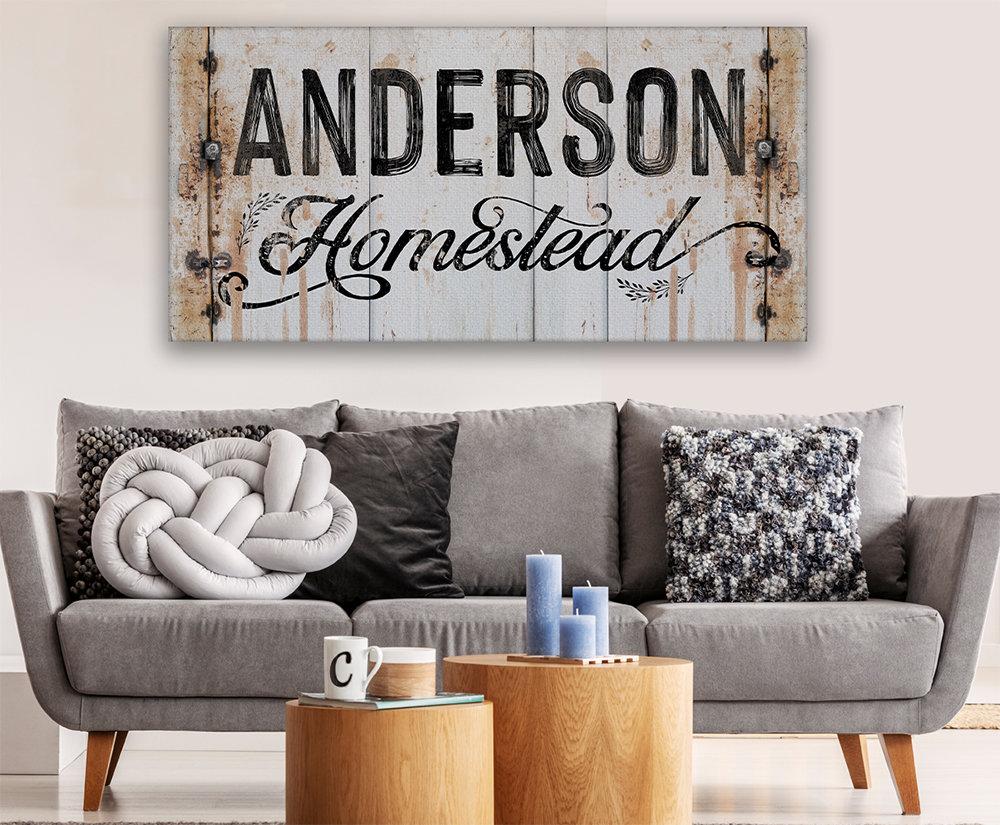 Personalized - Homestead - Canvas