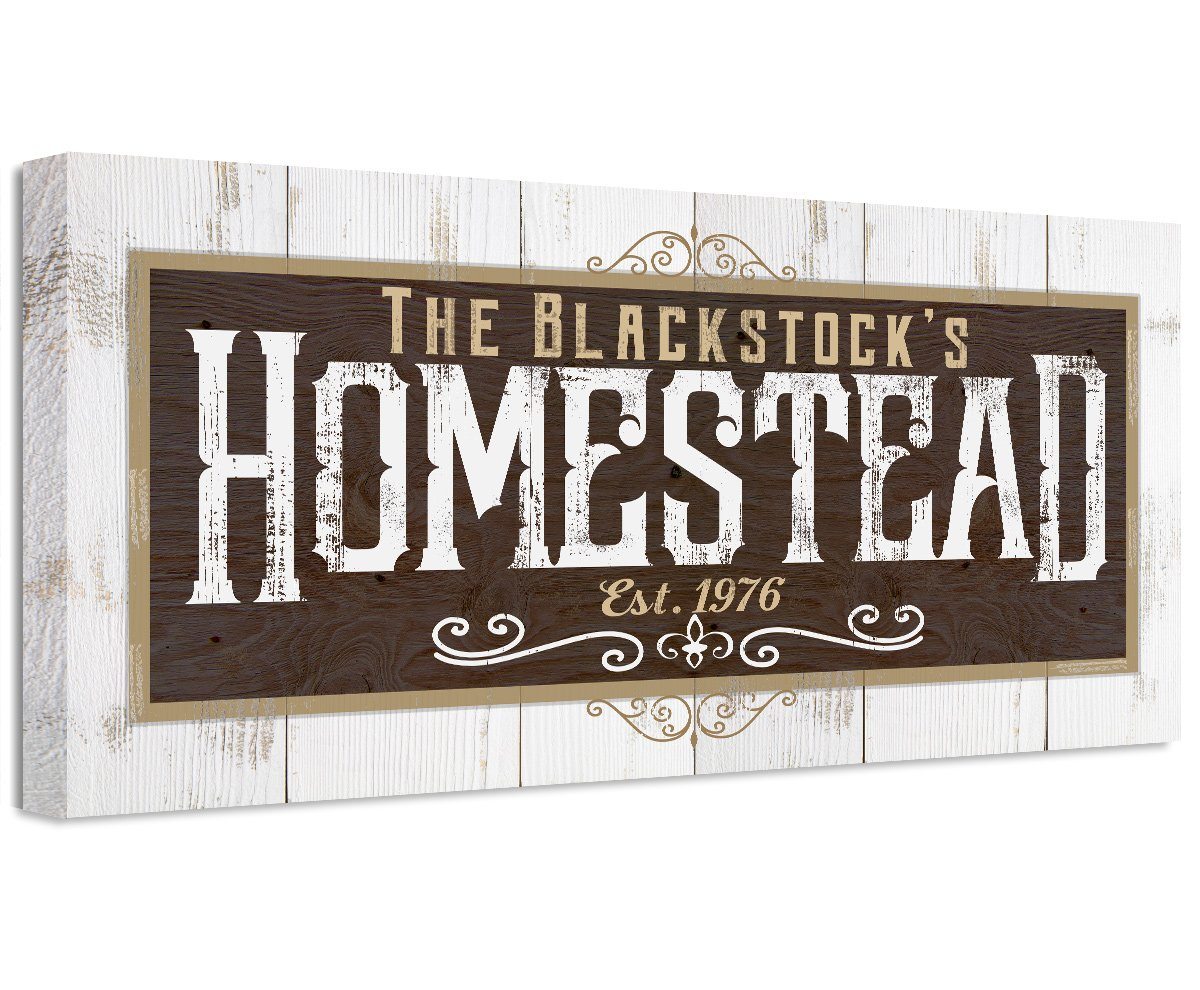Personalized - Homestead - Canvas