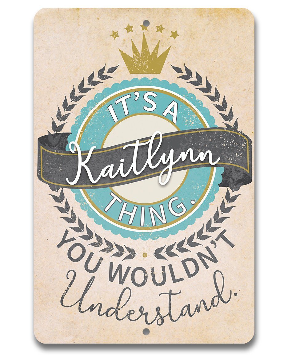 Personalized - It's a (Your Name) Thing - Metal Sign