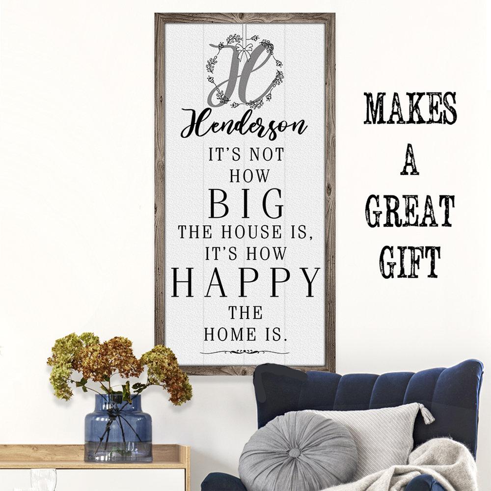 Personalized - It's Not How Big - Canvas
