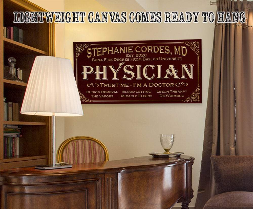 Personalized - Professional Physician - Canvas
