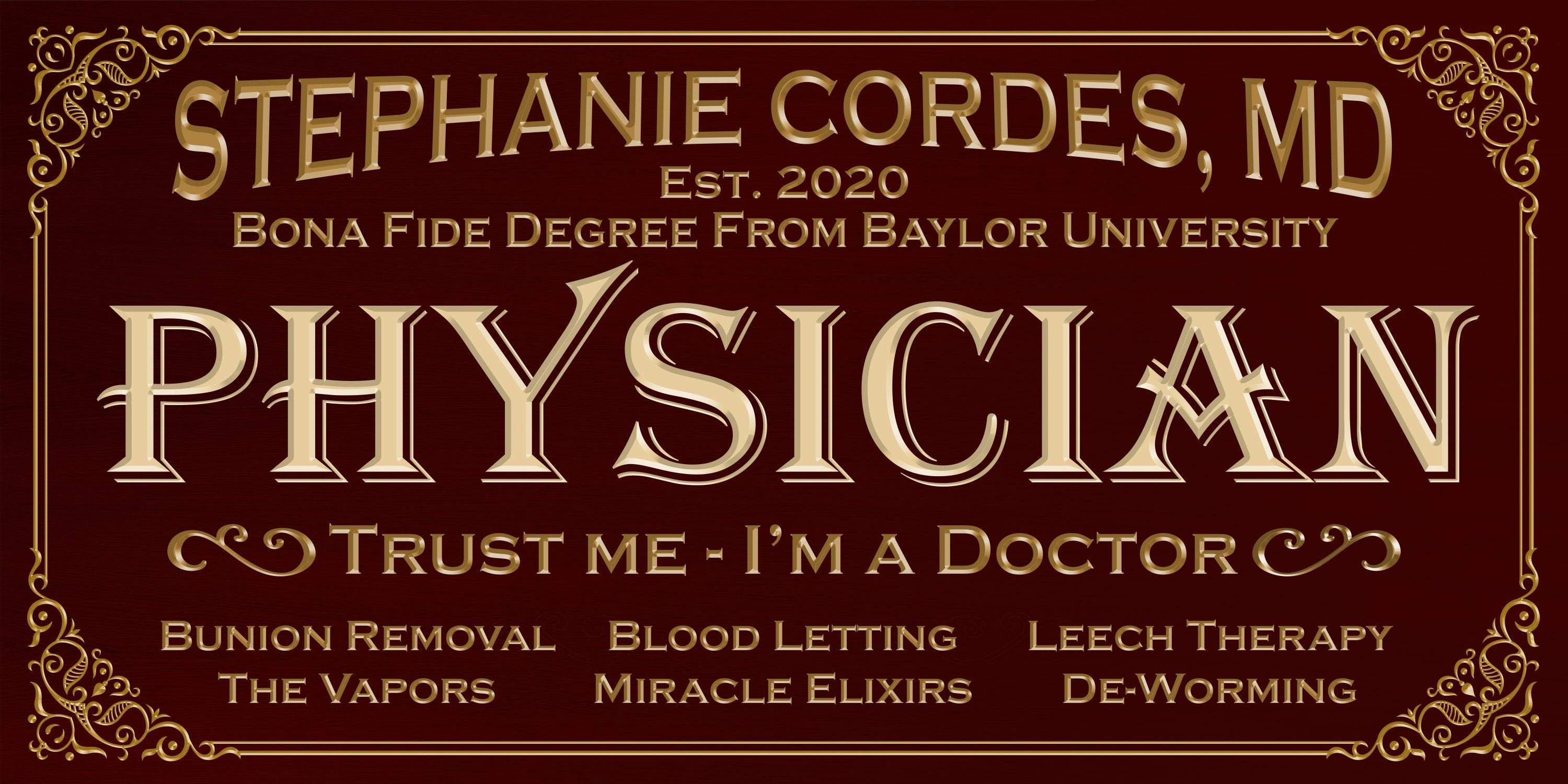 Personalized - Professional Physician - Canvas