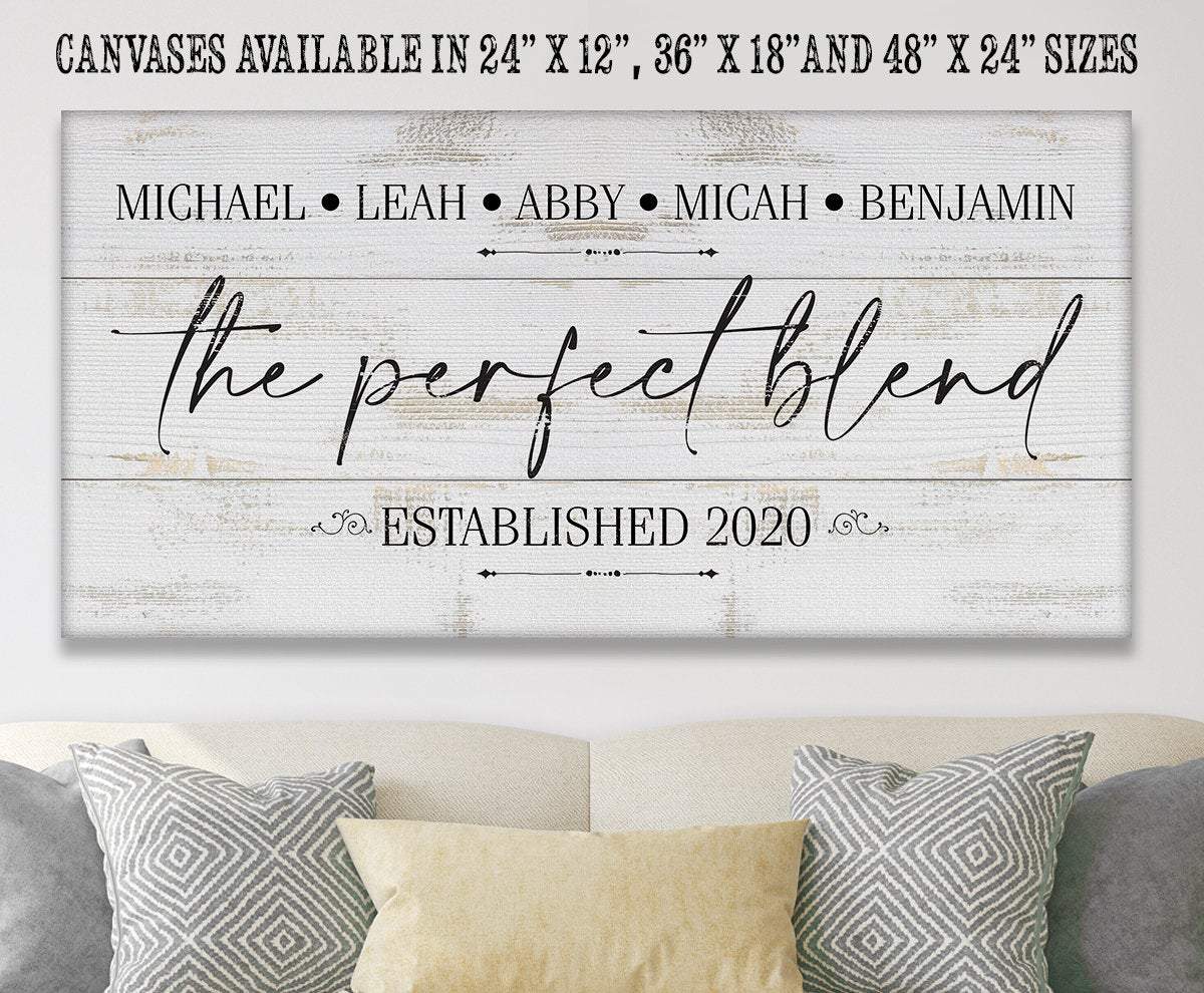 Personalized - The Perfect Blend - Canvas