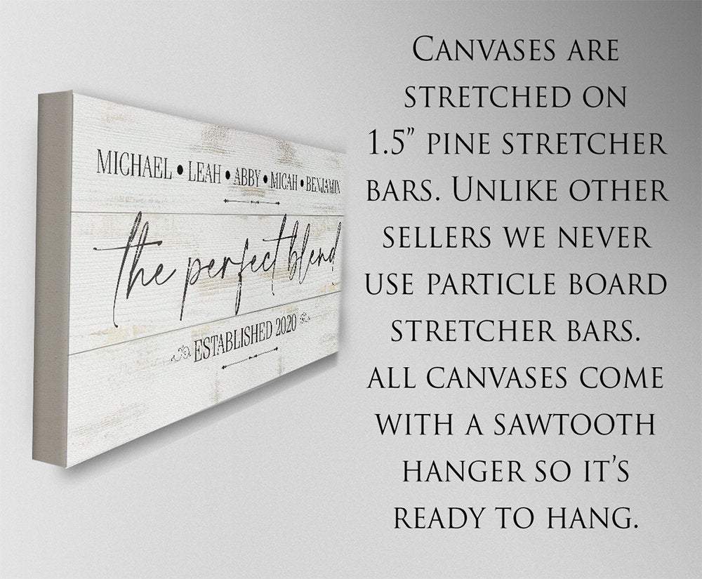 Personalized - The Perfect Blend - Canvas