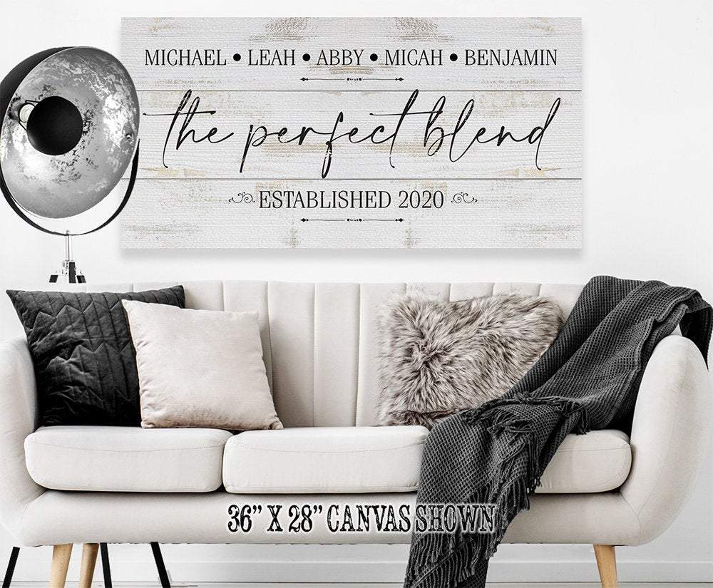 Personalized - The Perfect Blend - Canvas