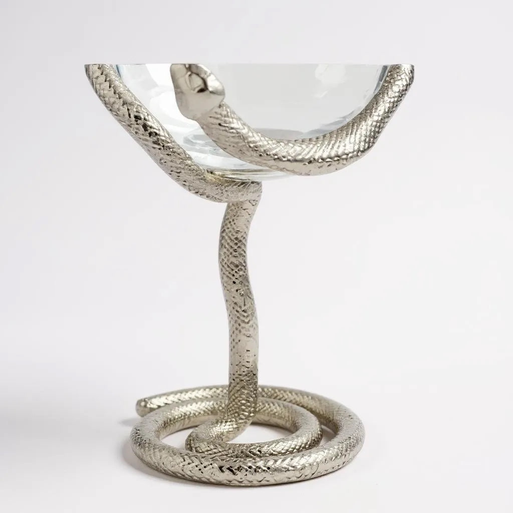 Set of 4 Snake Wine Glasses-4