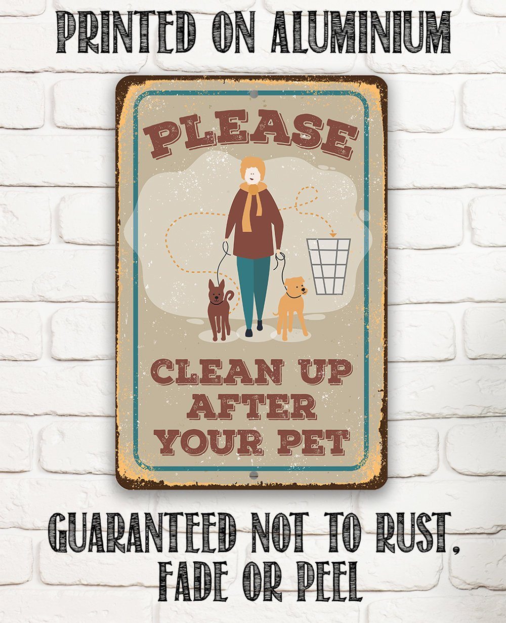 Please Clean Up After Pet - Metal Sign