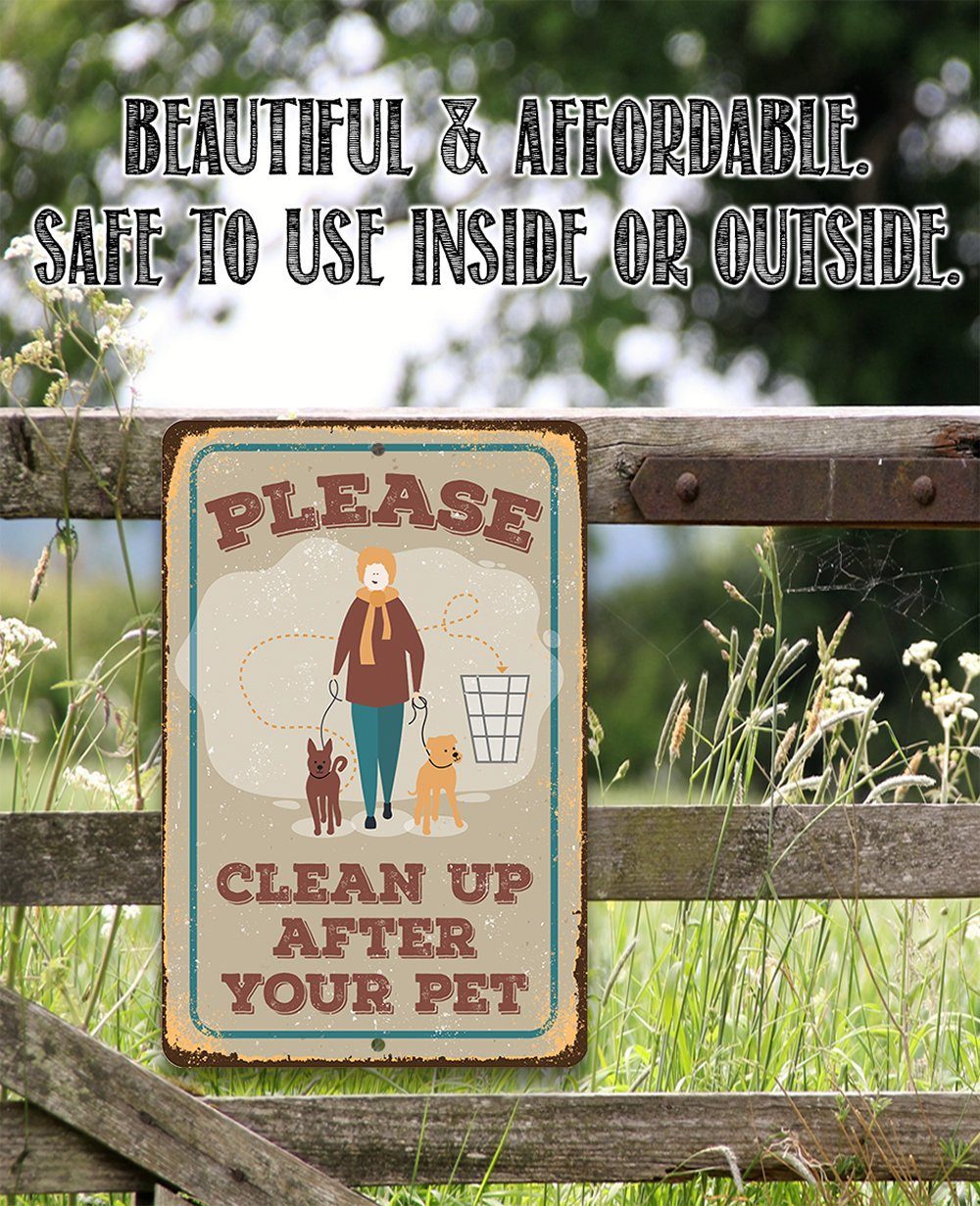 Please Clean Up After Pet - Metal Sign