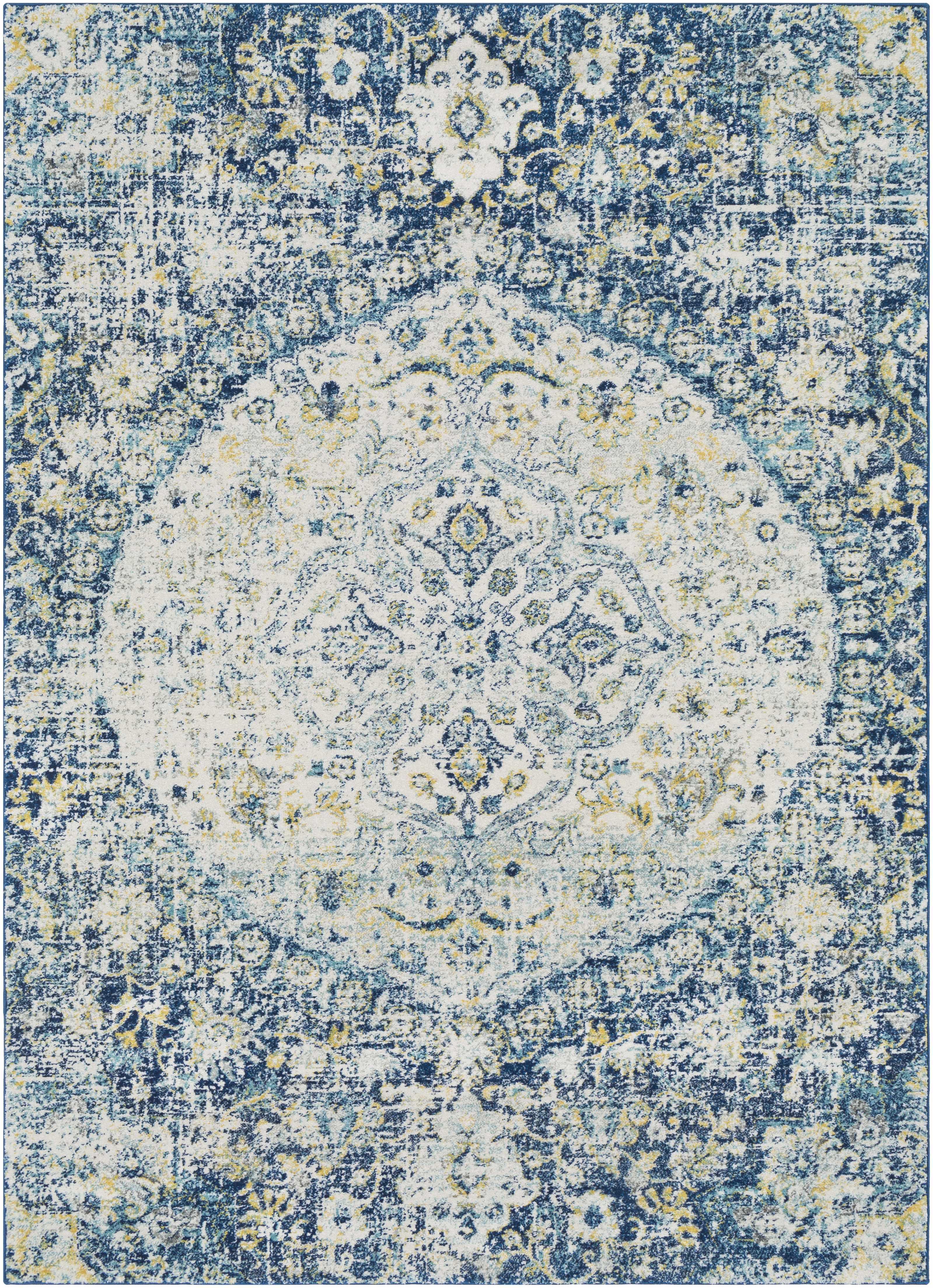 Gray Navy Ojus Area Rug - Clearance - PRHOMZ