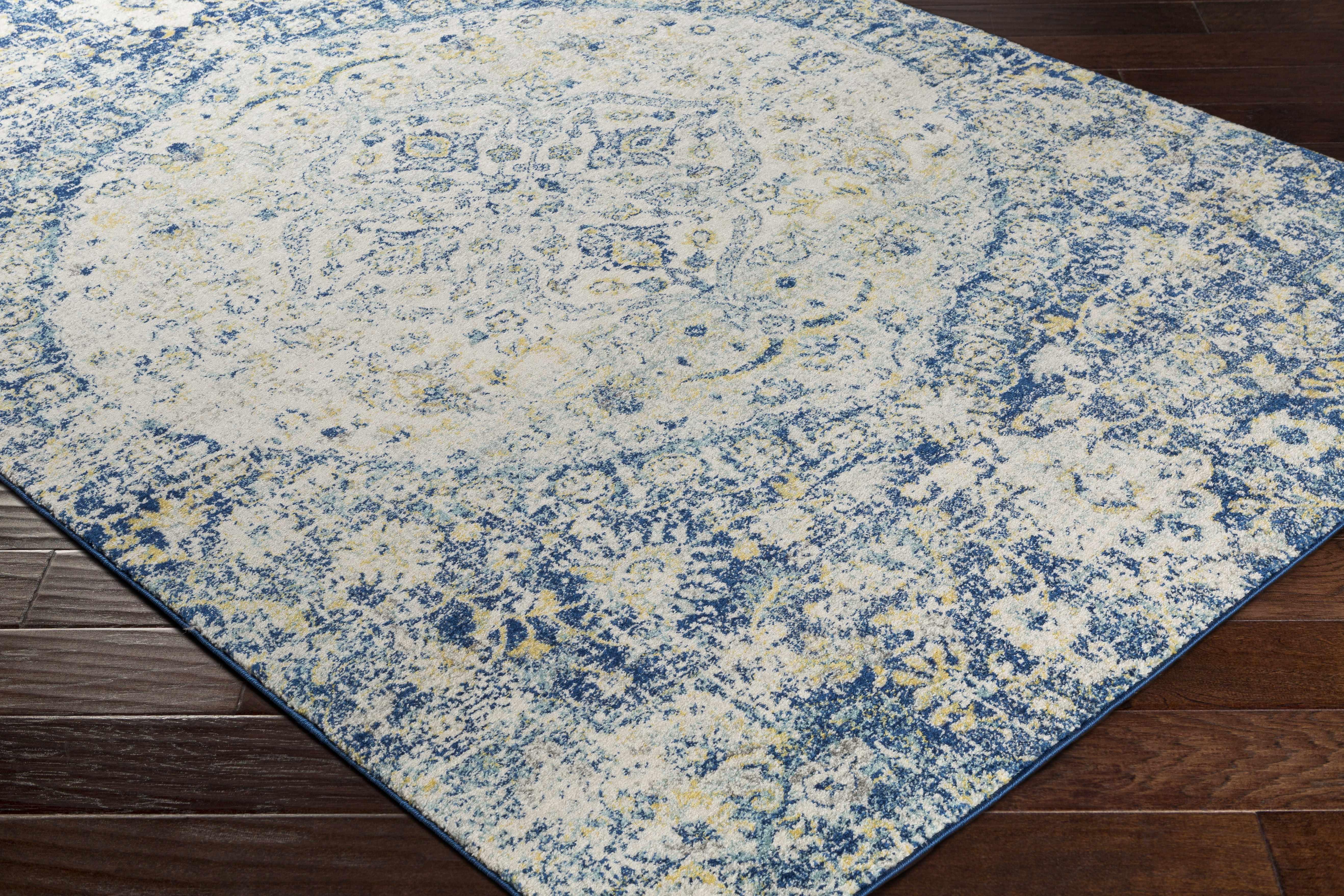 Gray Navy Ojus Area Rug - Clearance - PRHOMZ