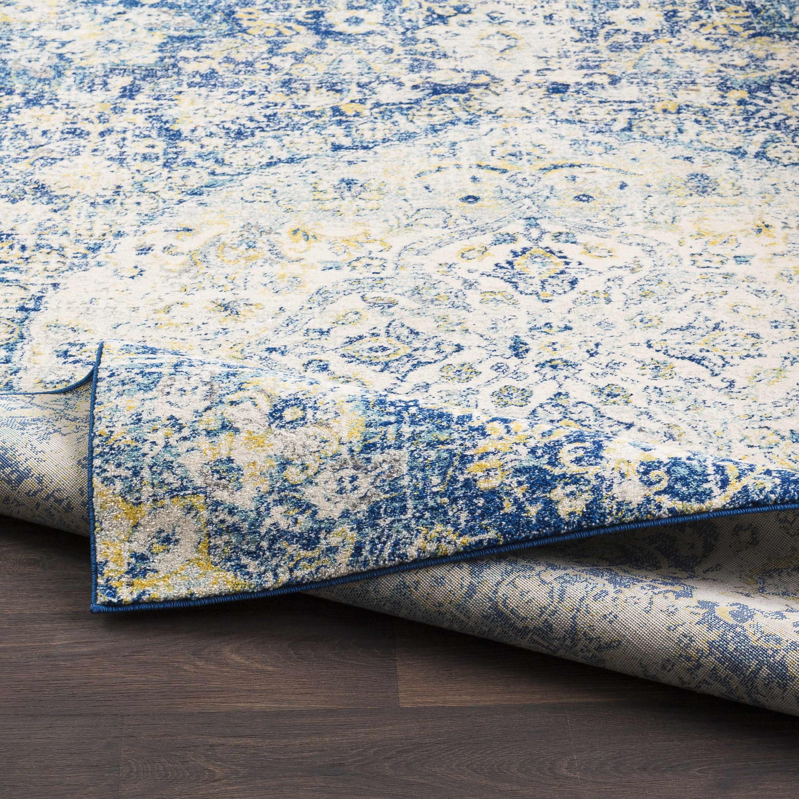 Gray Navy Ojus Area Rug - Clearance - PRHOMZ