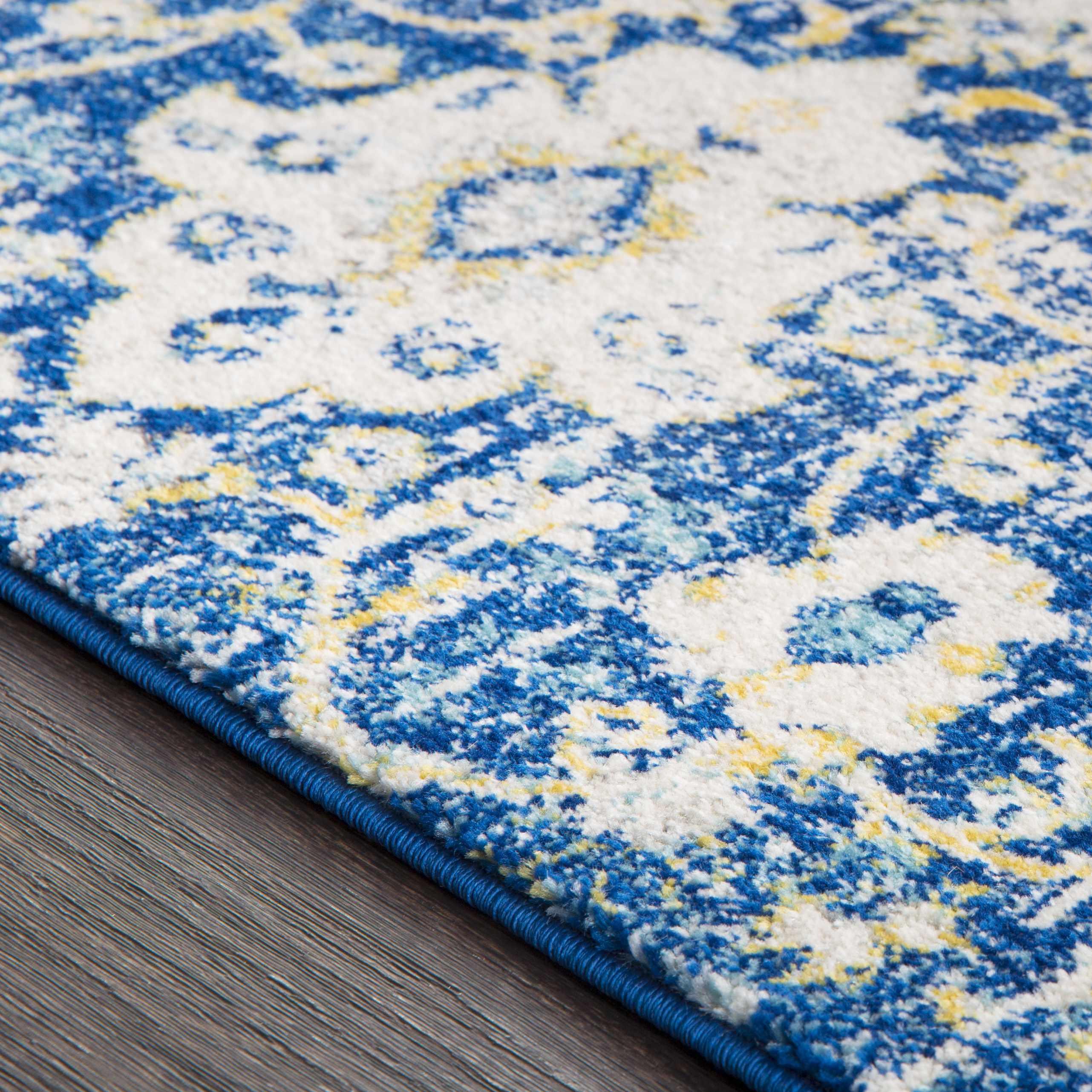 Gray Navy Ojus Area Rug - Clearance - PRHOMZ