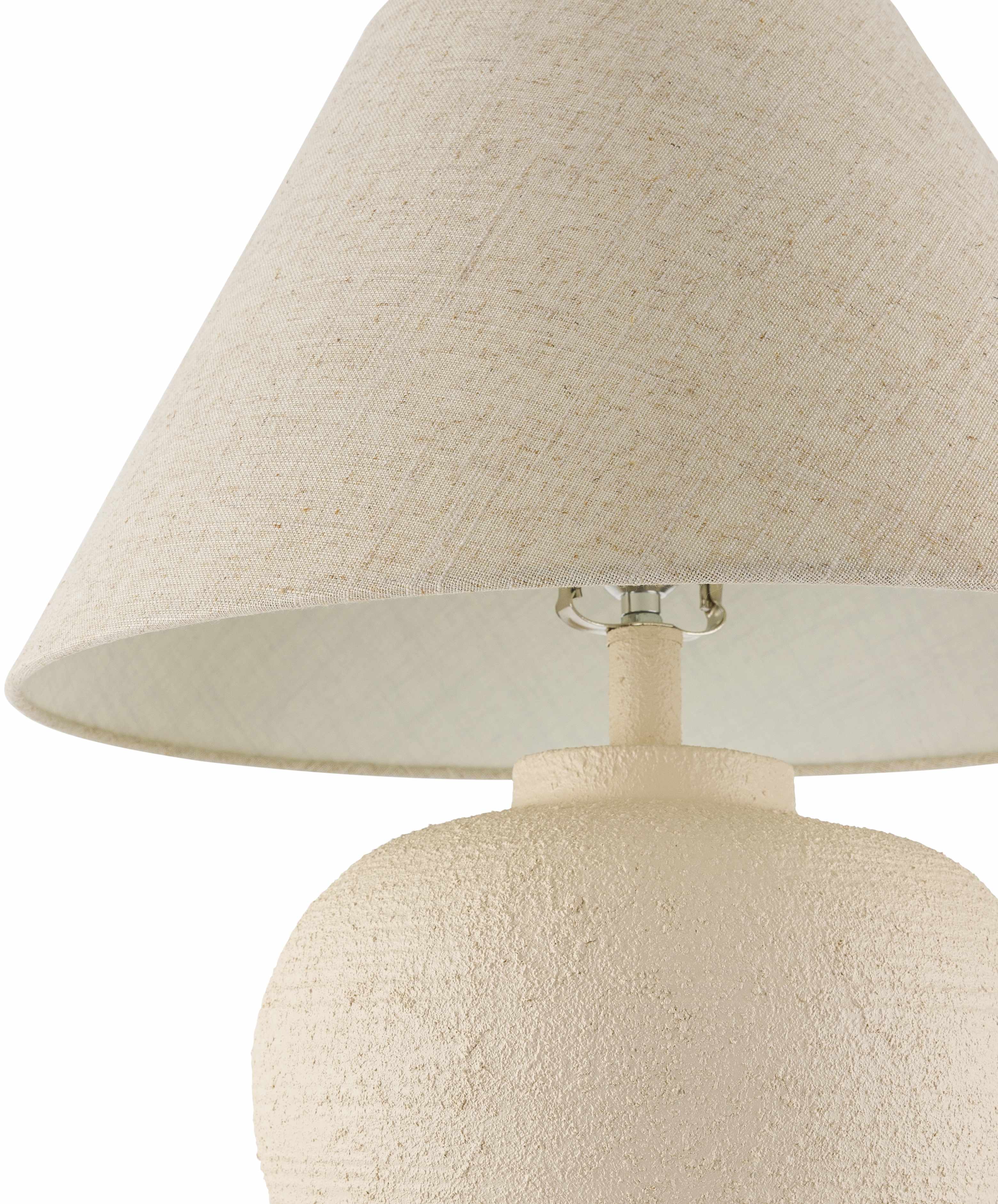 Puduppatti Cream Table Lamp-4