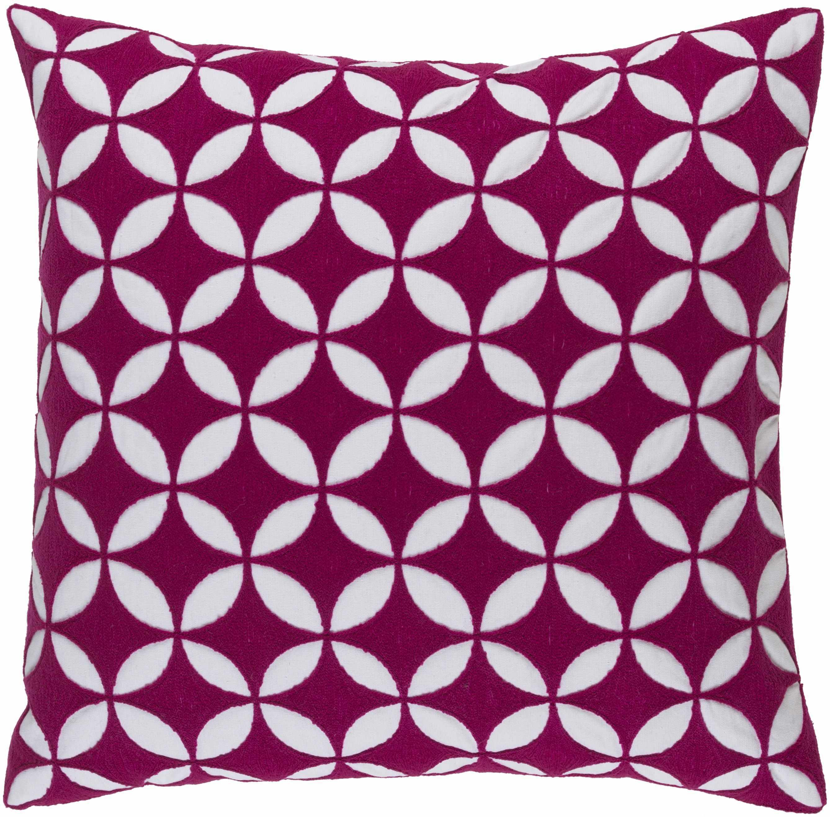 Polebridge Geometric Fuchsia Throw Pillow - Clearance - PRHOMZ