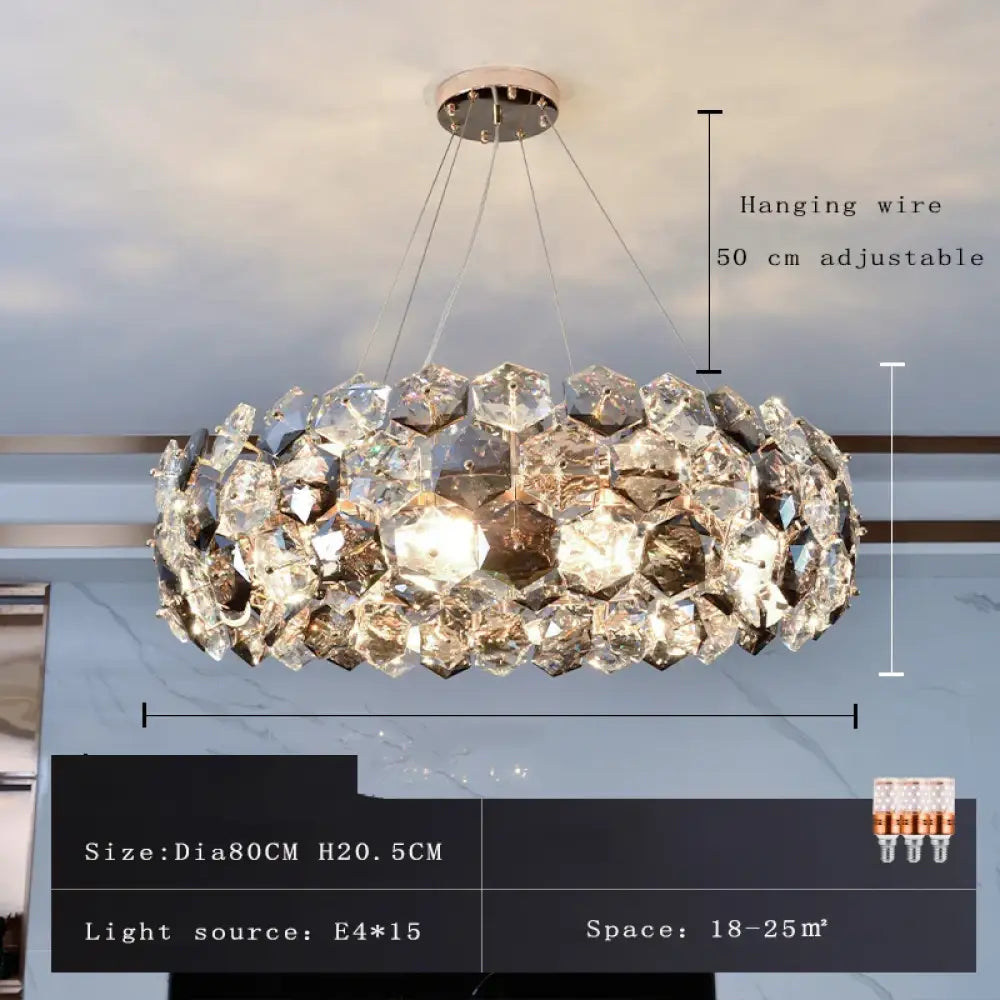 Post Modern Crystal Chandelier | Dining Room Home Lighting