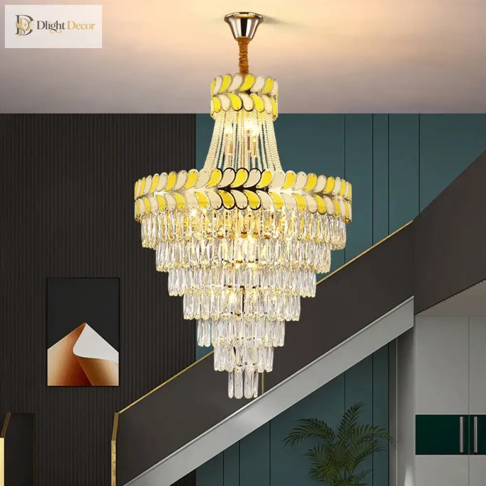 Postmodern Crystal Chandelier | Living Room Home Lighting