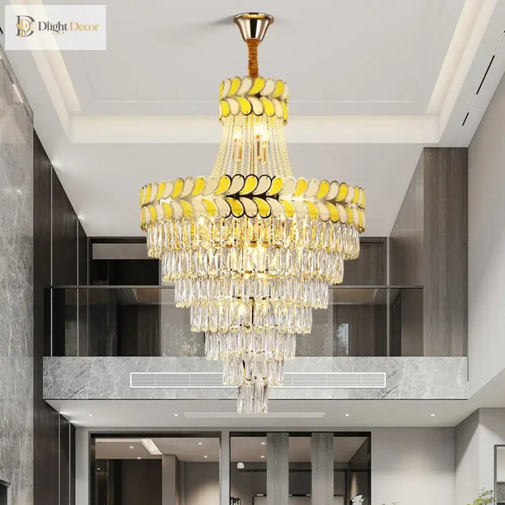 Postmodern Crystal Chandelier | Living Room Home Lighting