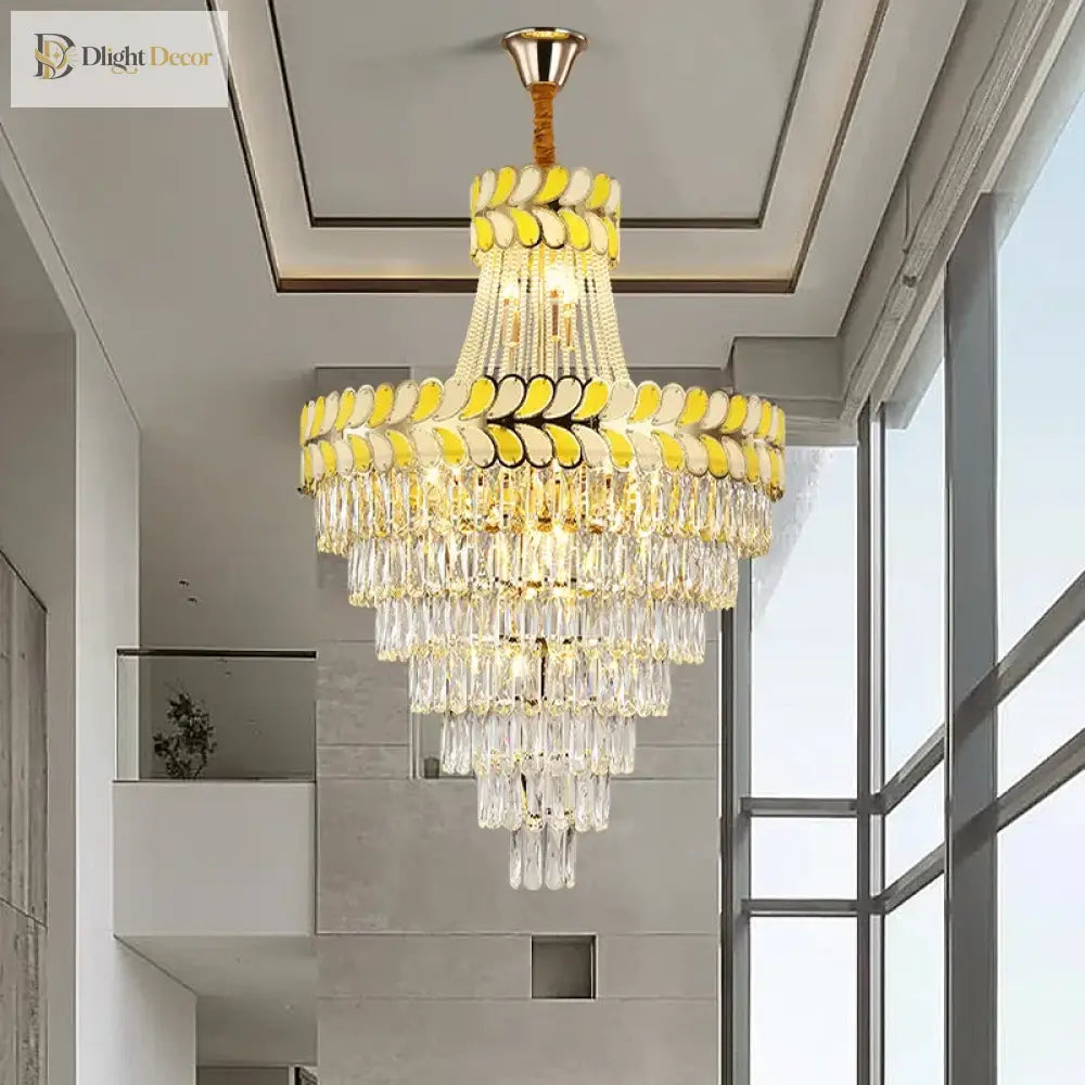 Postmodern Crystal Chandelier | Living Room Home Lighting