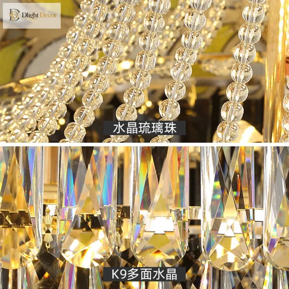 Postmodern Crystal Chandelier | Living Room Home Lighting