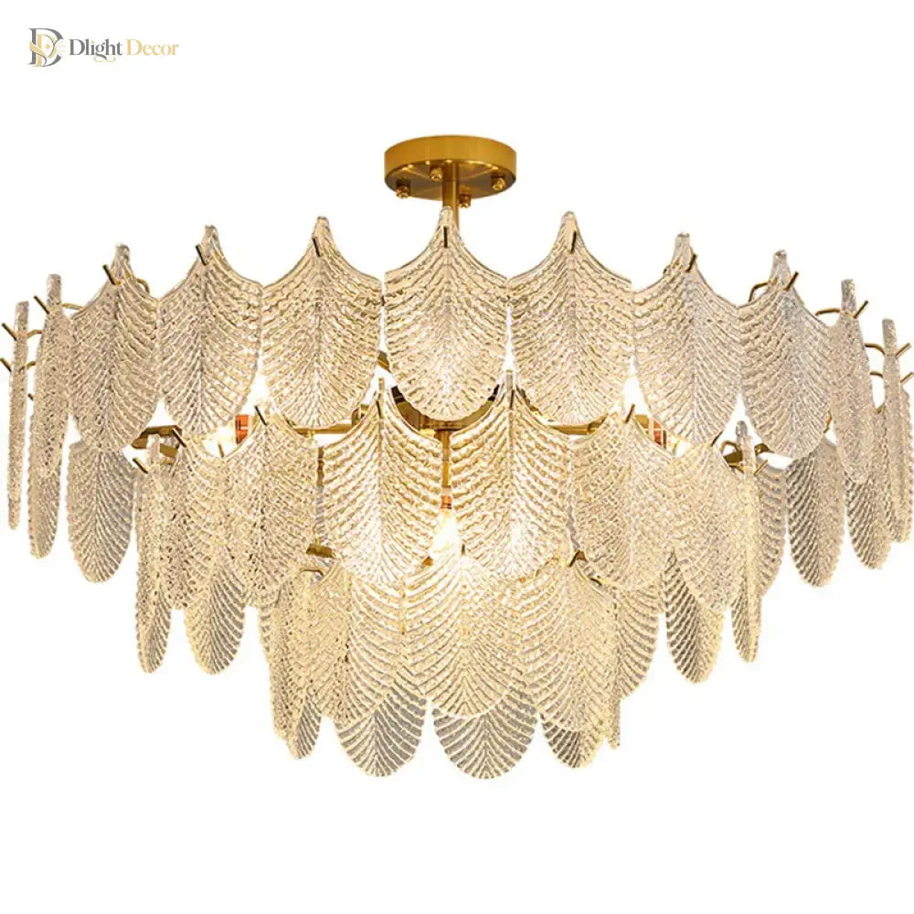 Postmodern Glass Chandelier | Modern Dining Room Lighting