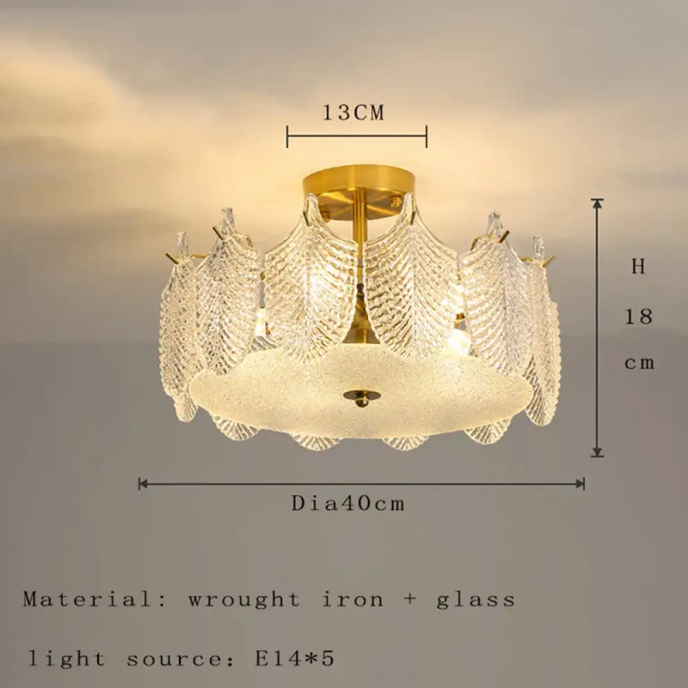 Postmodern Glass Chandelier | Modern Dining Room Lighting
