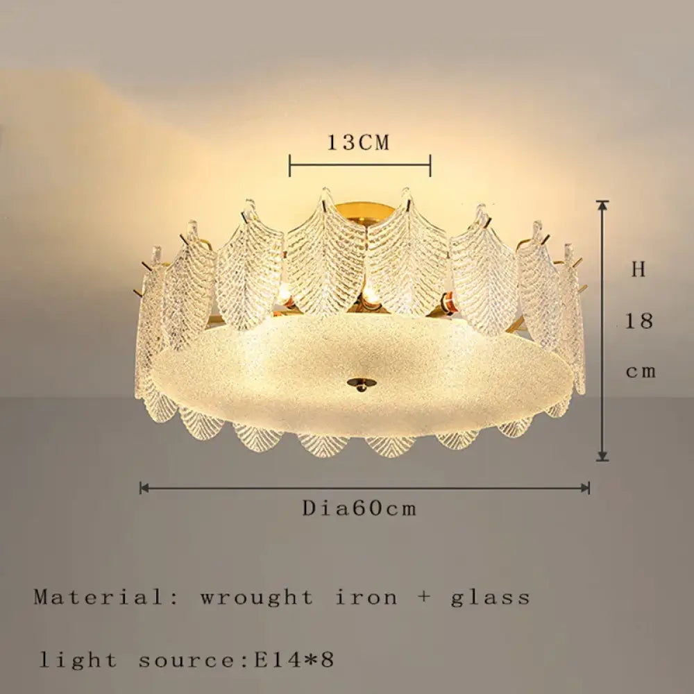Postmodern Glass Chandelier | Modern Dining Room Lighting