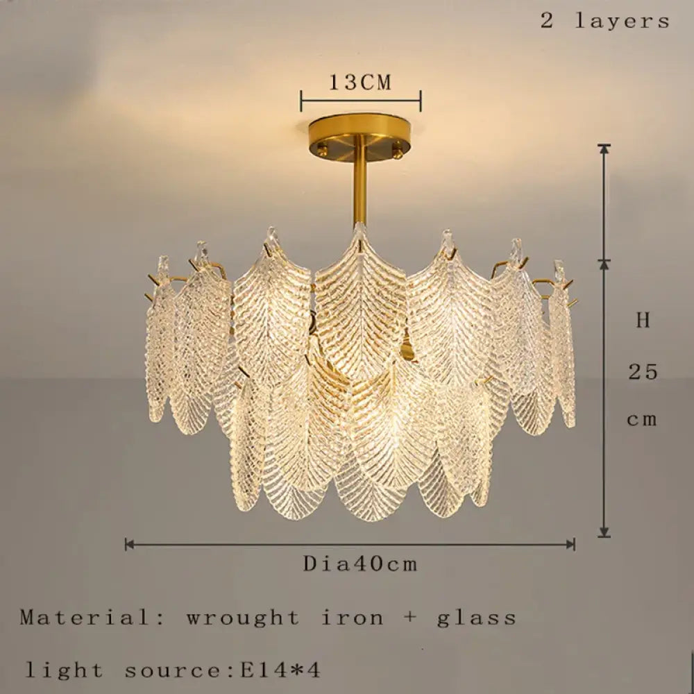 Postmodern Glass Chandelier | Modern Dining Room Lighting