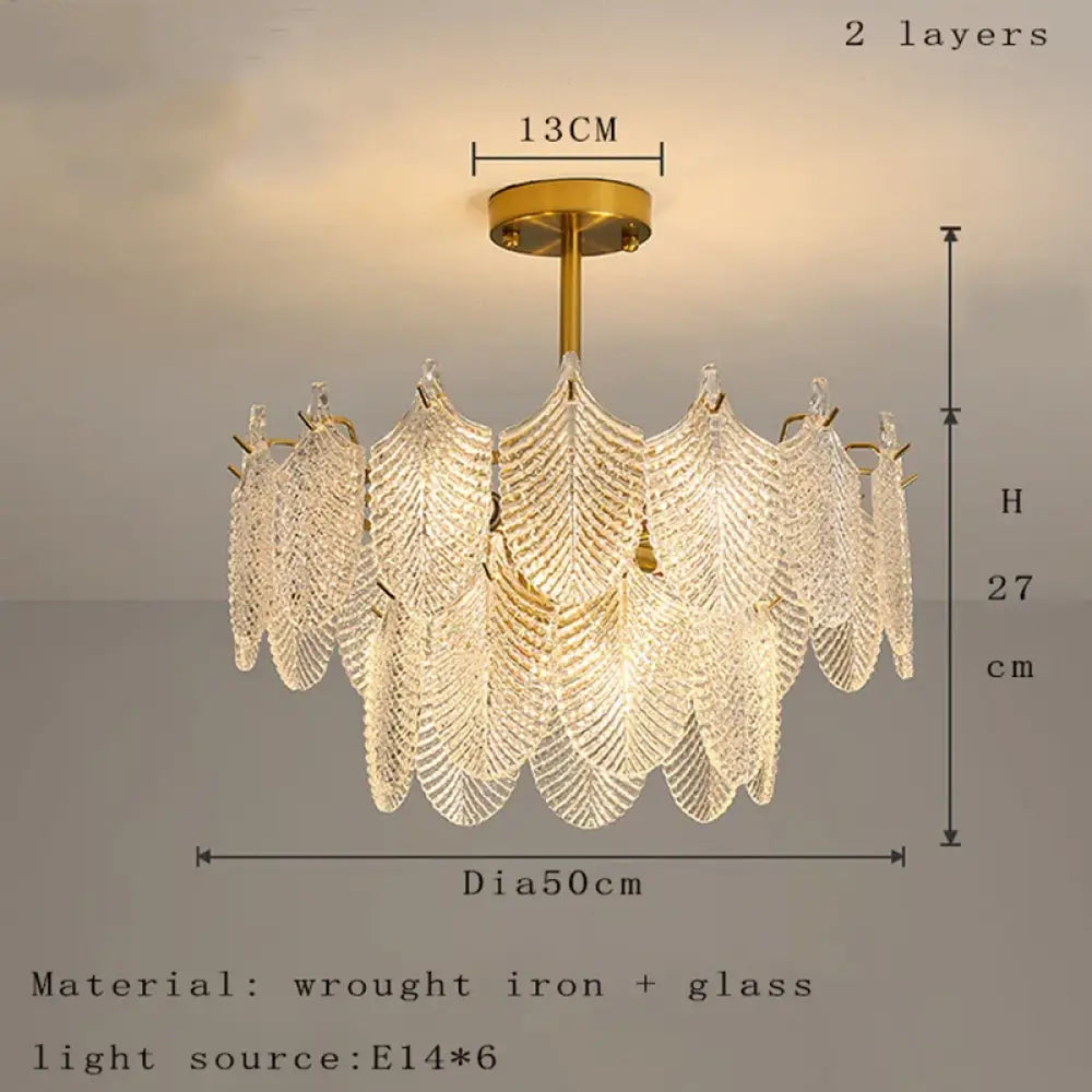 Postmodern Glass Chandelier | Modern Dining Room Lighting