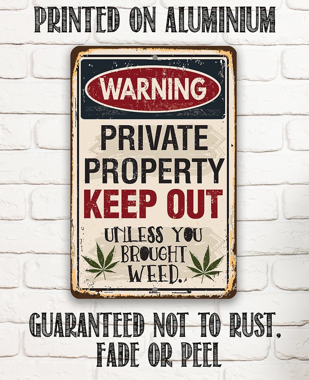 Private Property Keep Out - Metal Sign
