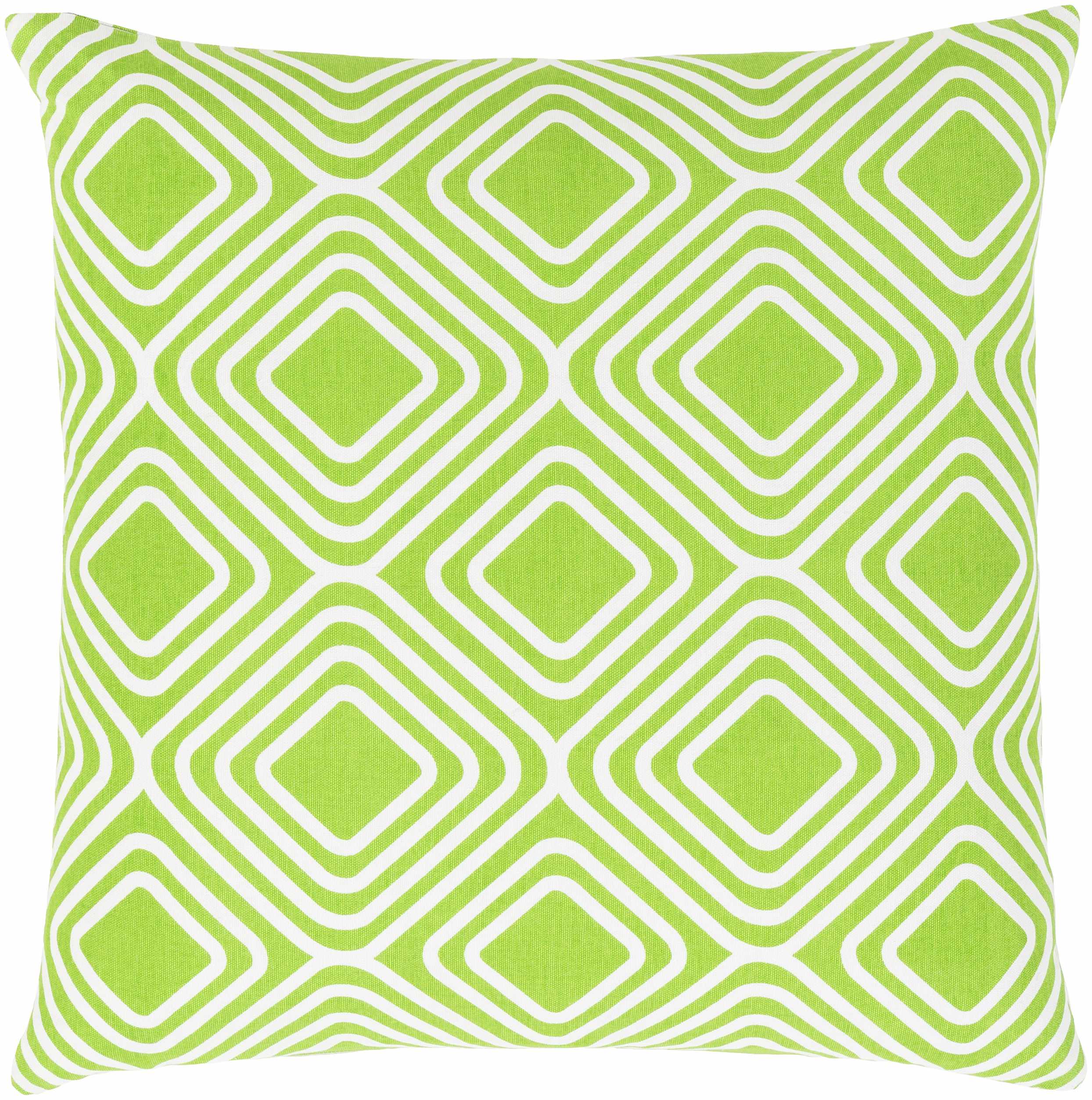 Peterculter Lime Geometric Throw Pillow - Clearance-0