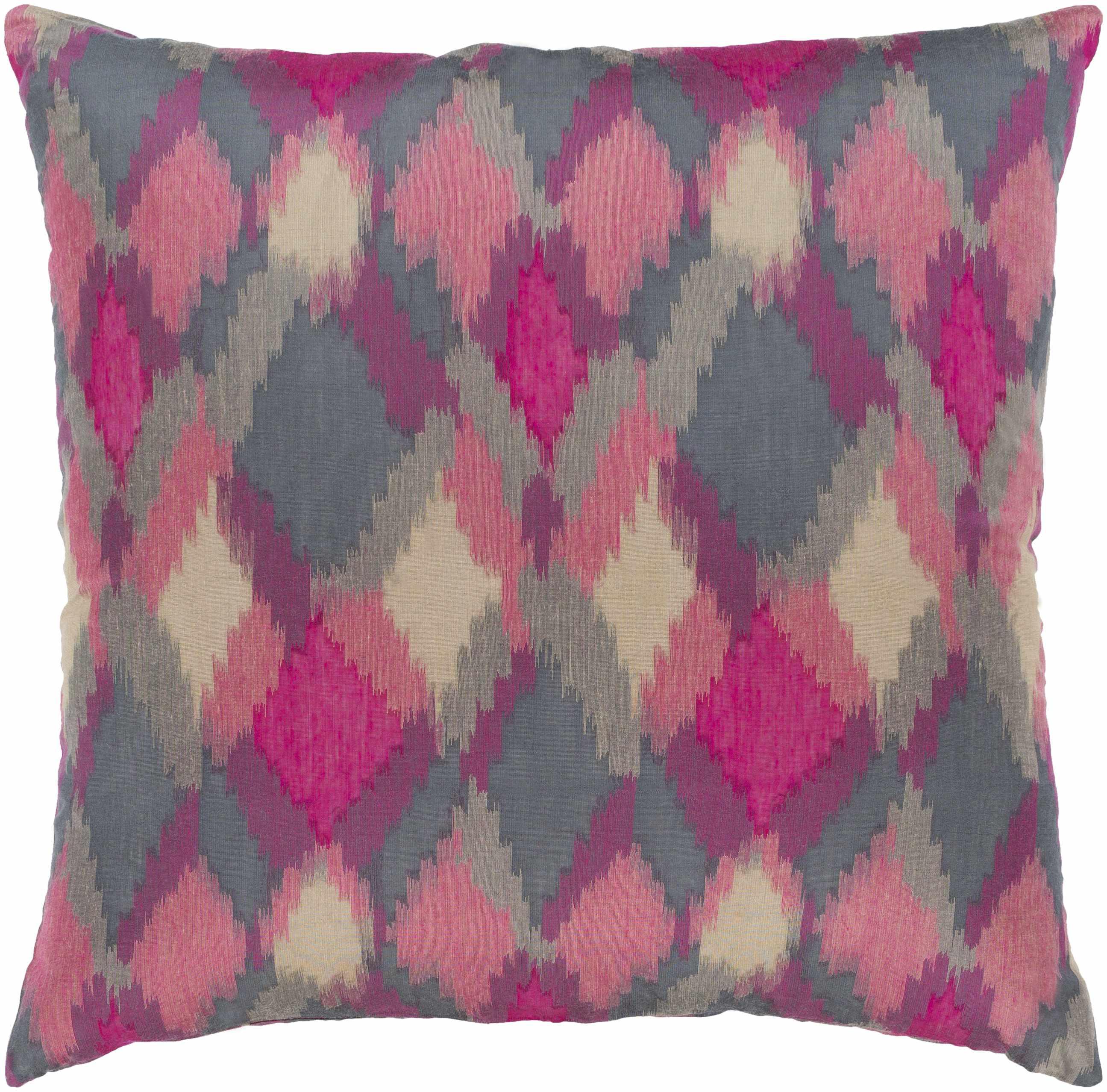 Peterlee Pink Gray Geometric Throw Pillow - Clearance - PRHOMZ