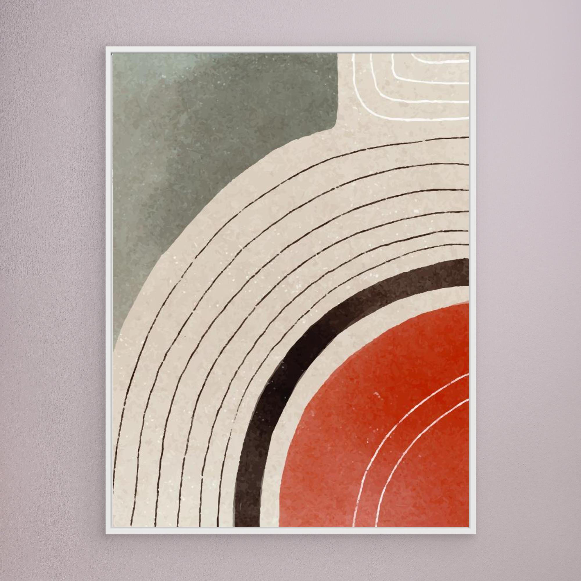 Orange Minimal Shapes #2 by Jay Stanley