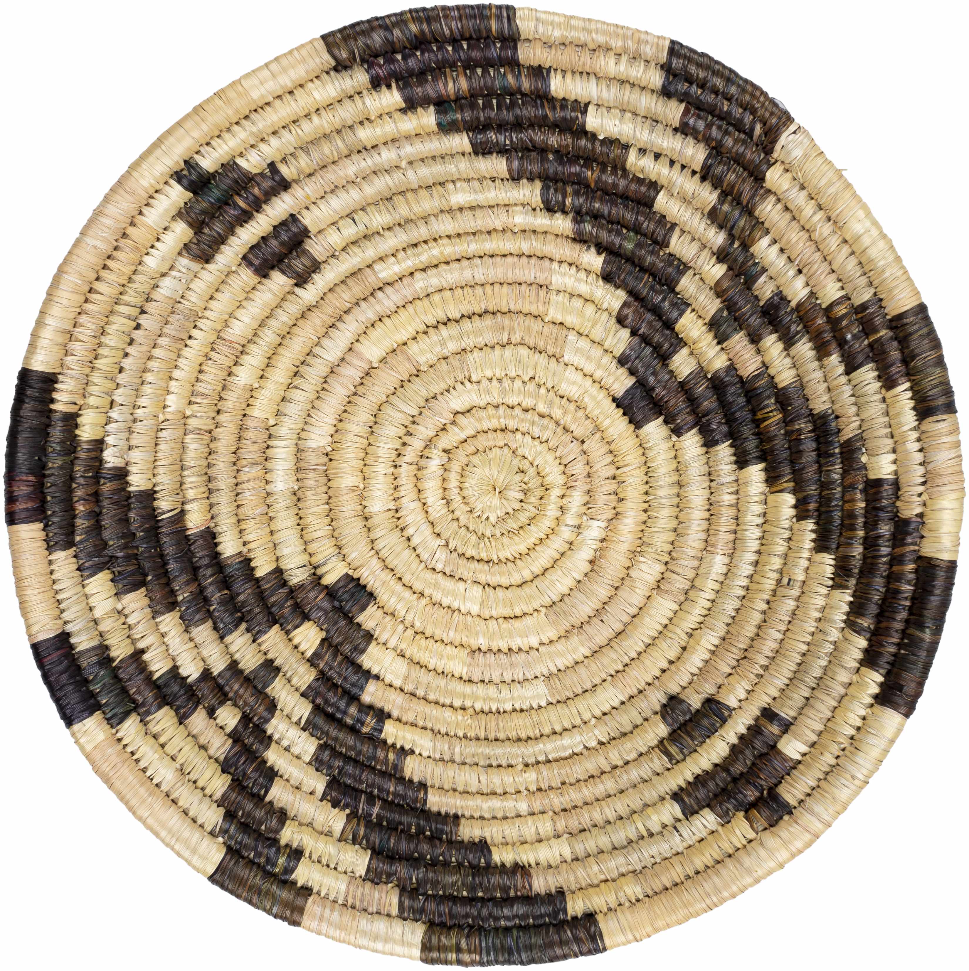 Quinipot Natural Woven Circular Moonj Grass Tapestry-1