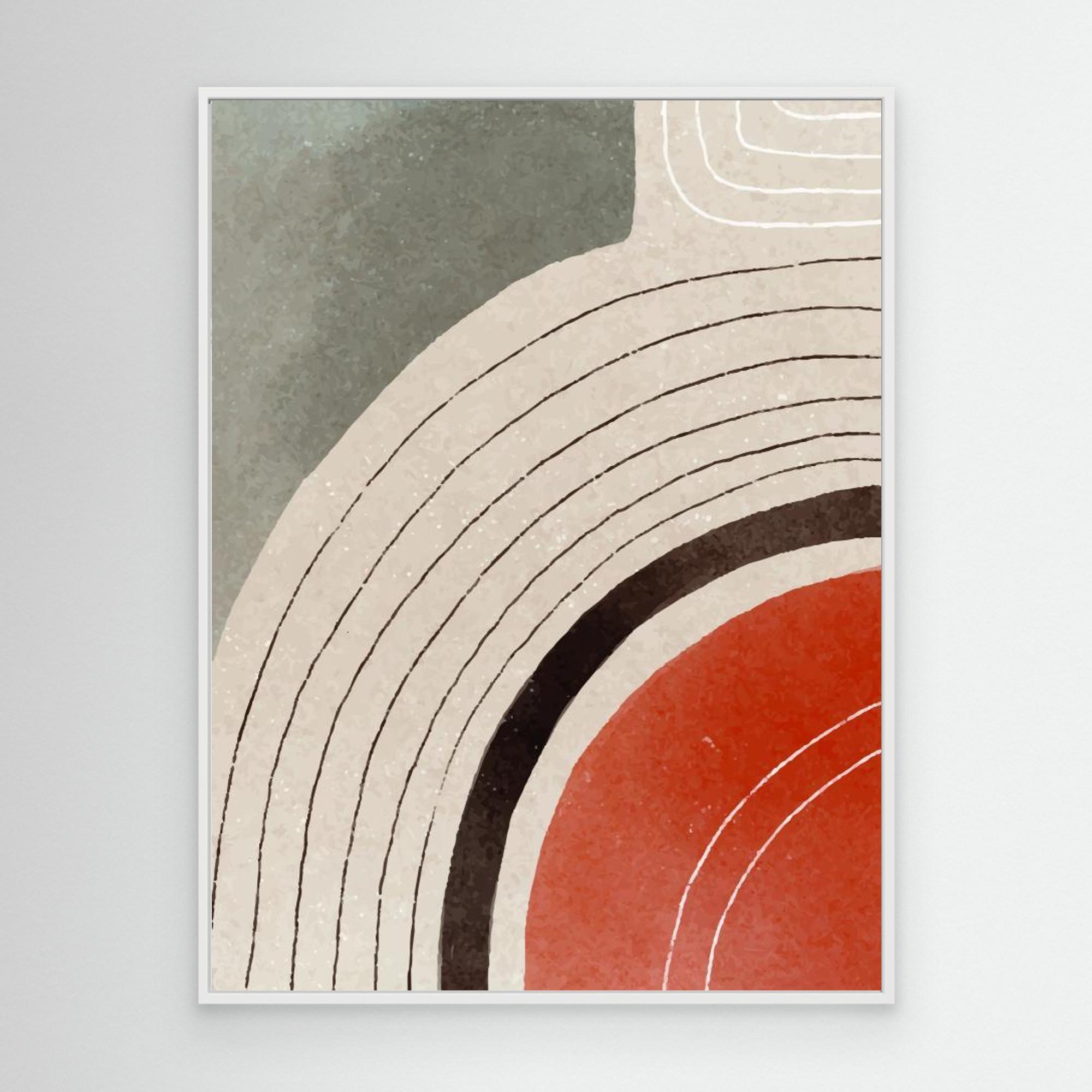 Orange Minimal Shapes #2 by Jay Stanley