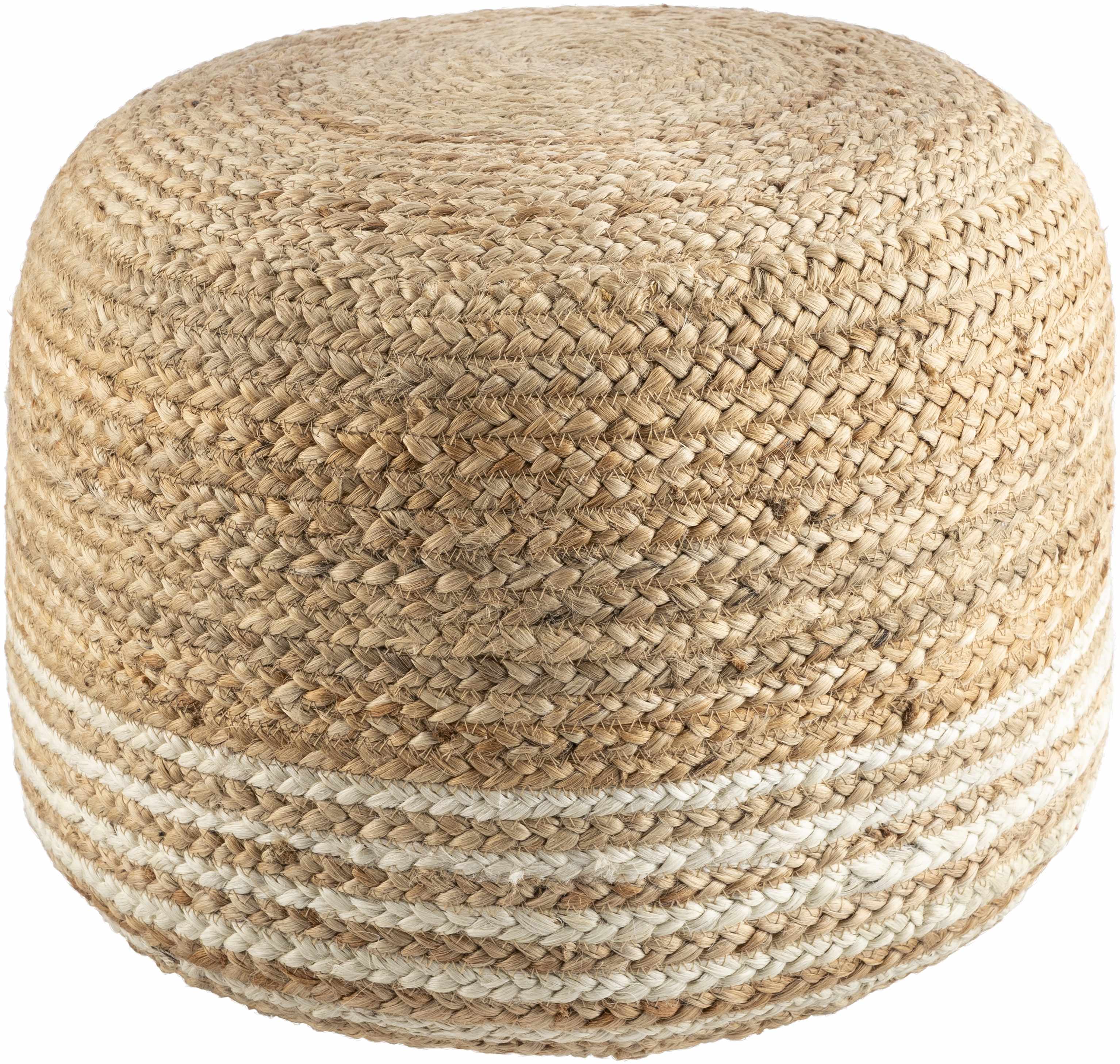 Wittingen Jute Knitted Pouf-0