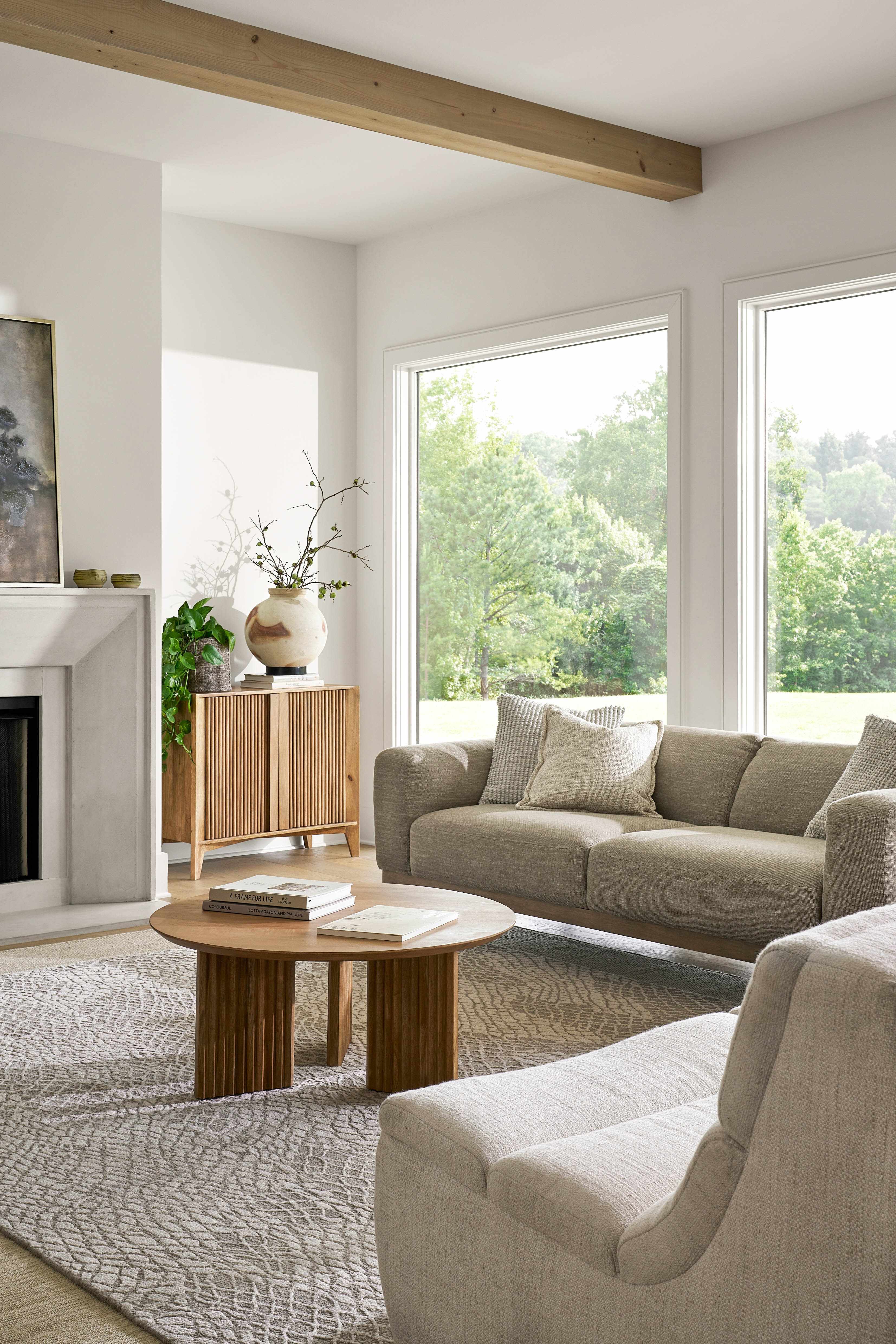 Jimbo Cream Throw Pillow-4