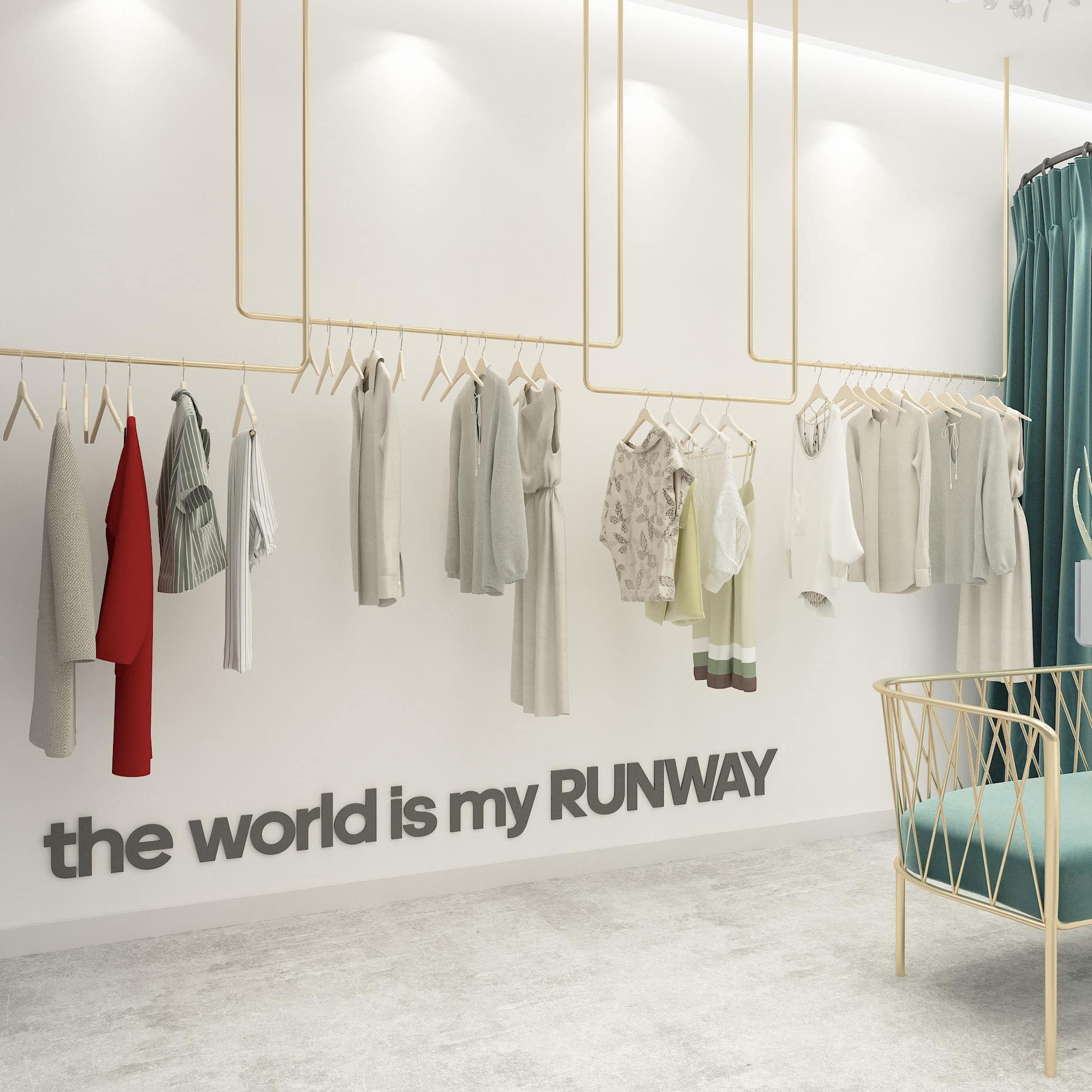 The World is My Runway - 3D Office Wall Decor - PRHOMZ