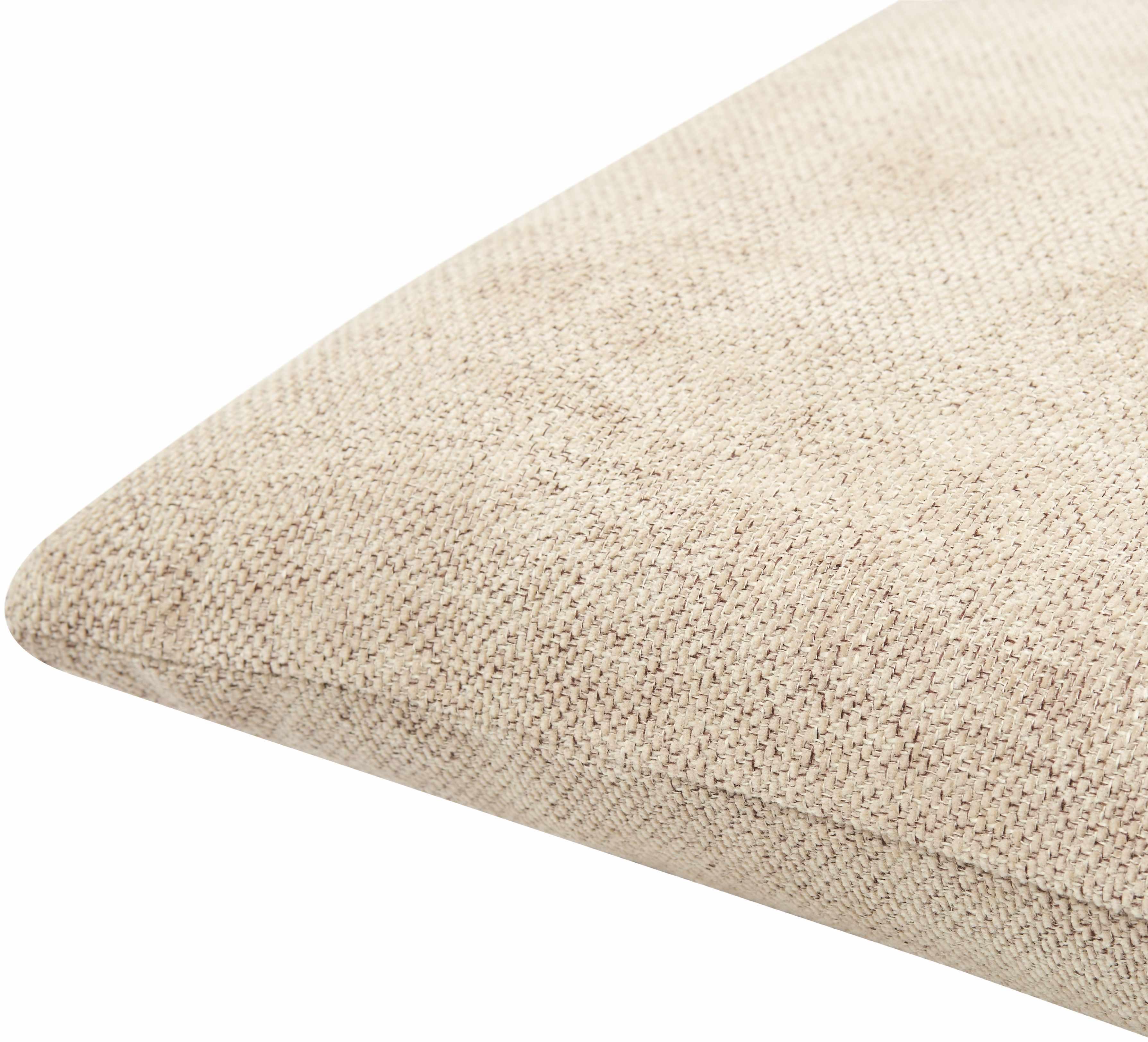 Reijo Tan Linen Look Accent Pillow - PRHOMZ