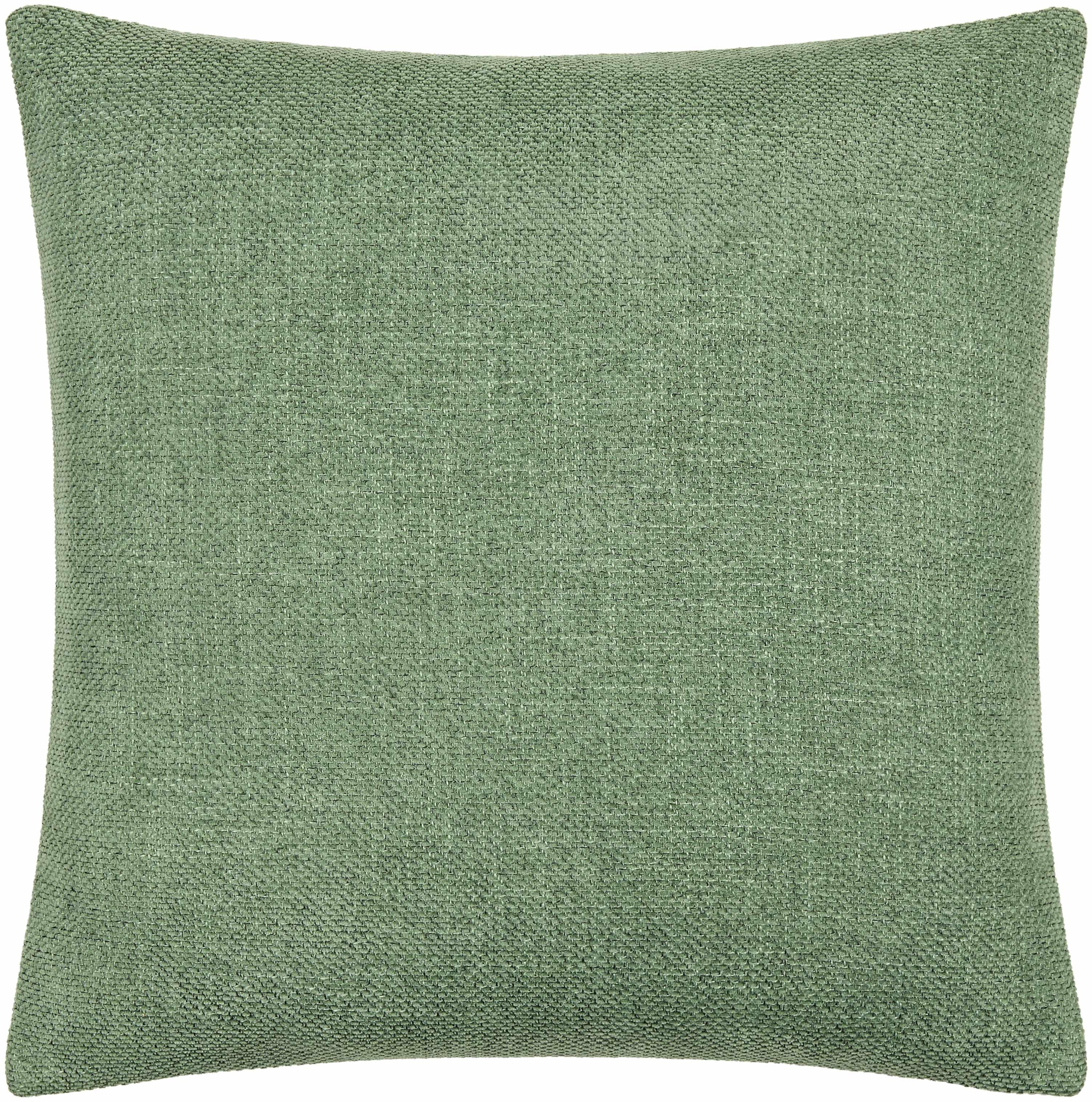 Reijo Green Linen Look Accent Pillow - PRHOMZ