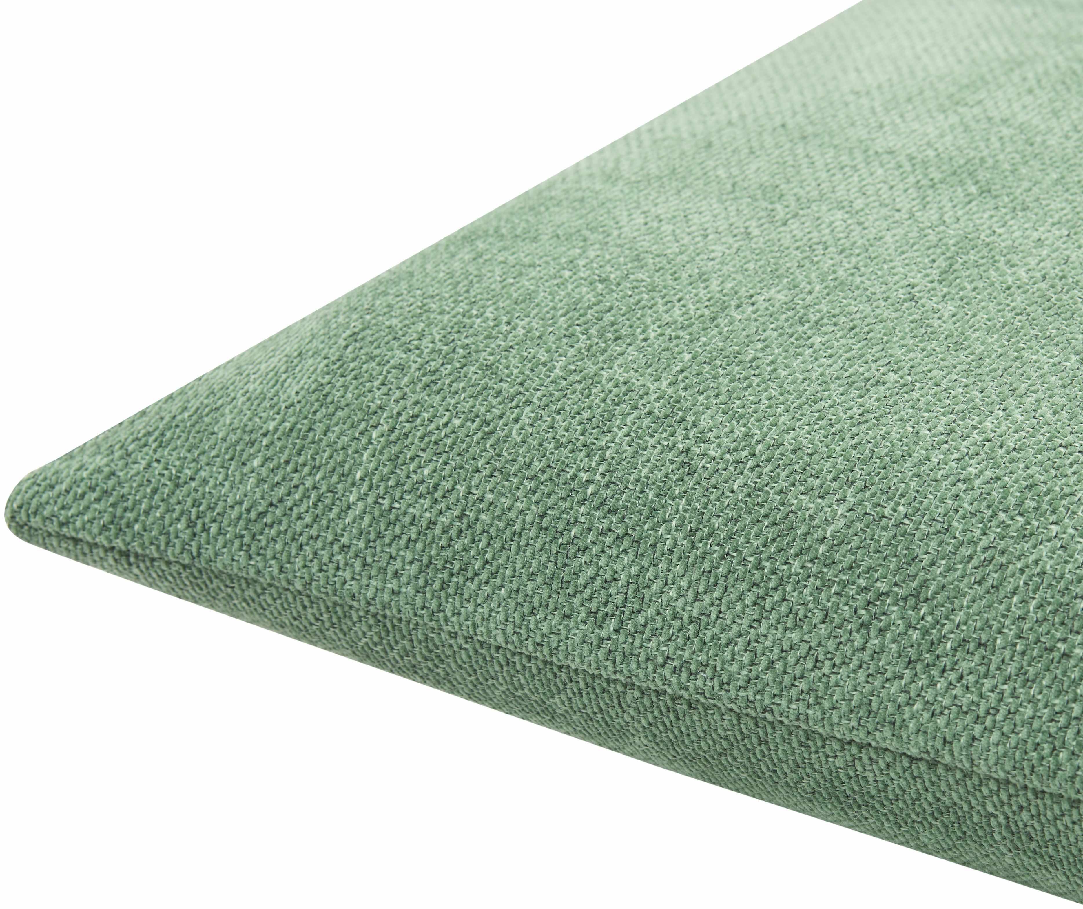 Reijo Green Linen Look Accent Pillow - PRHOMZ