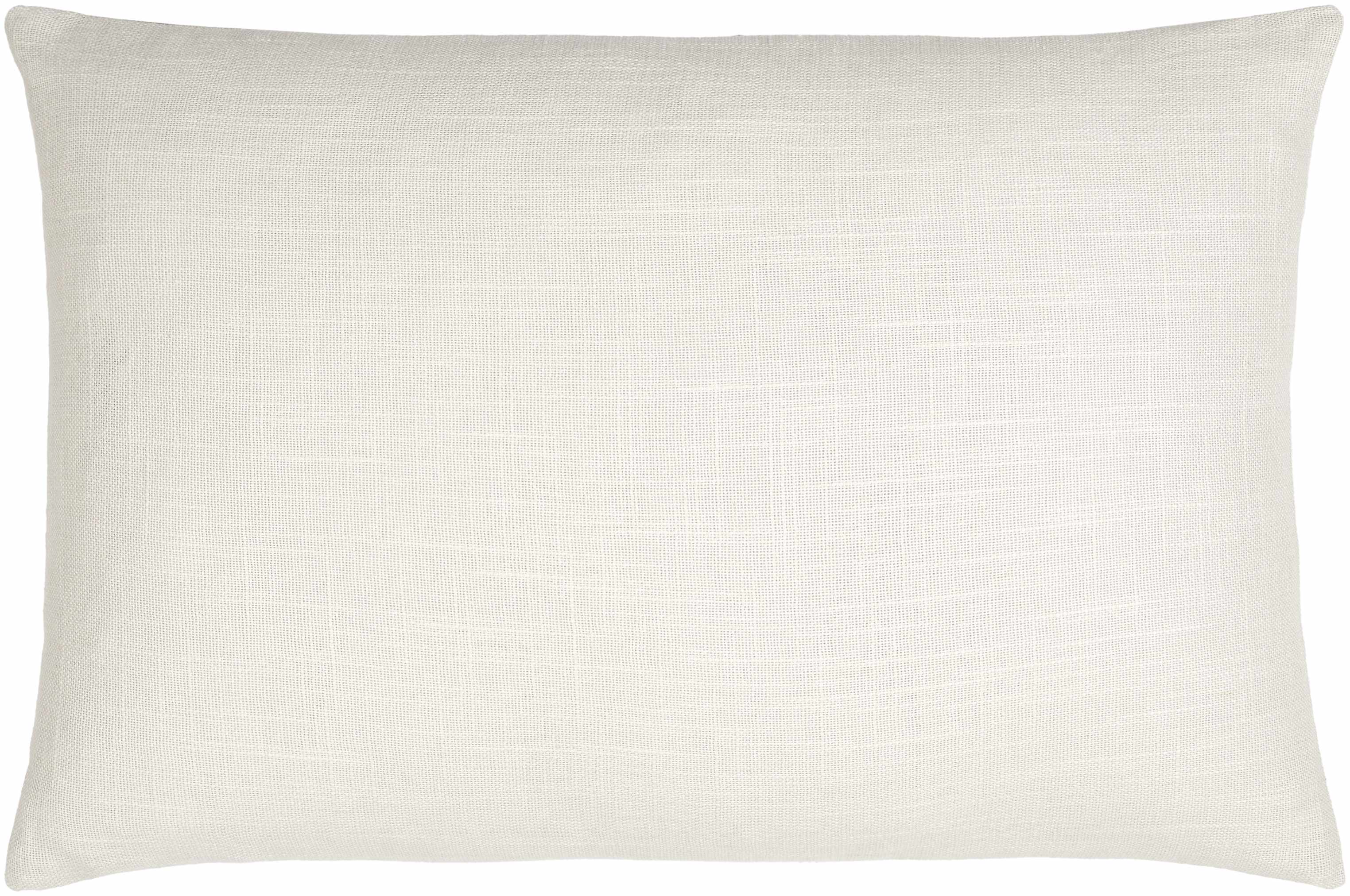Royce Ivory Textured Throw Pillow-0
