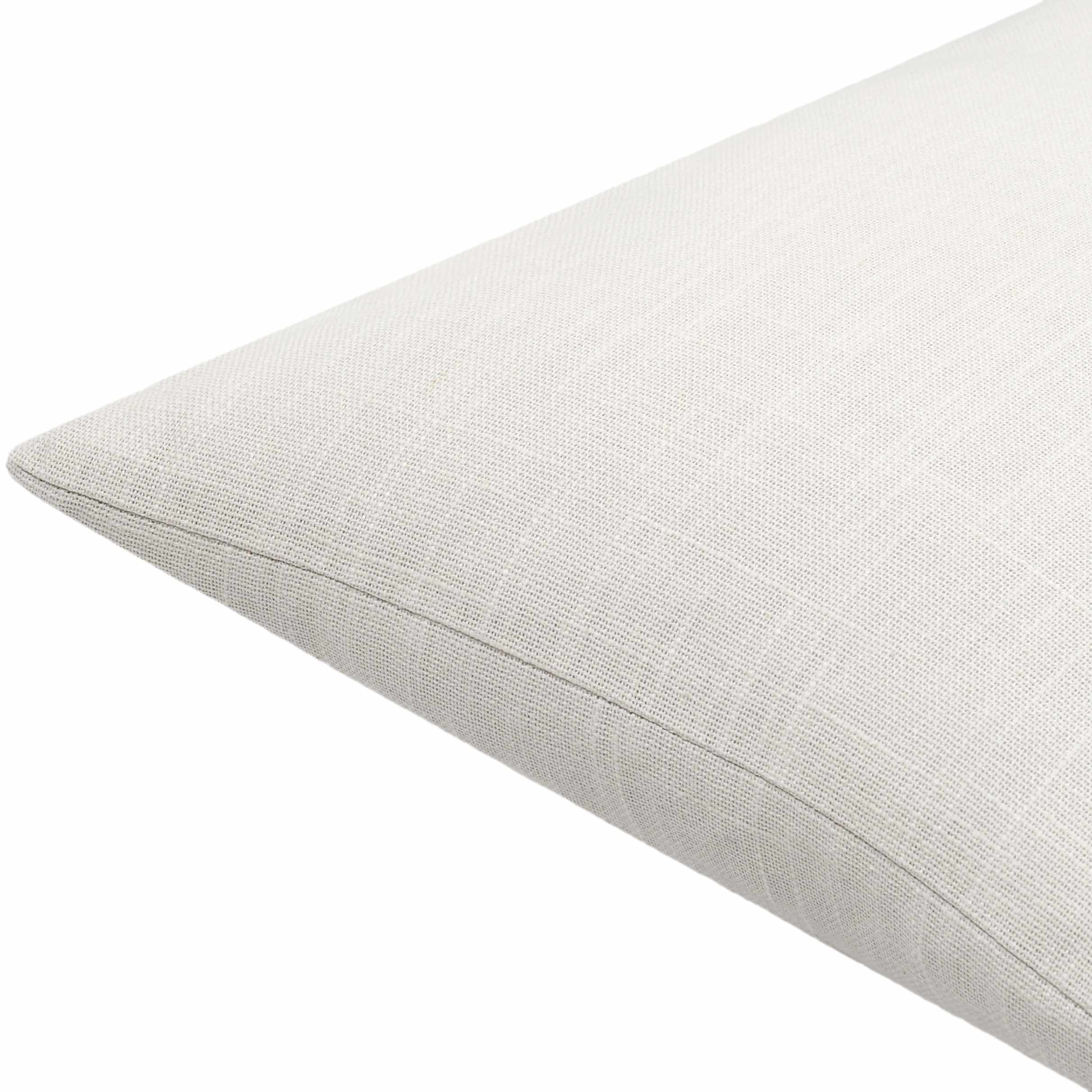 Royce Ivory Textured Throw Pillow-1