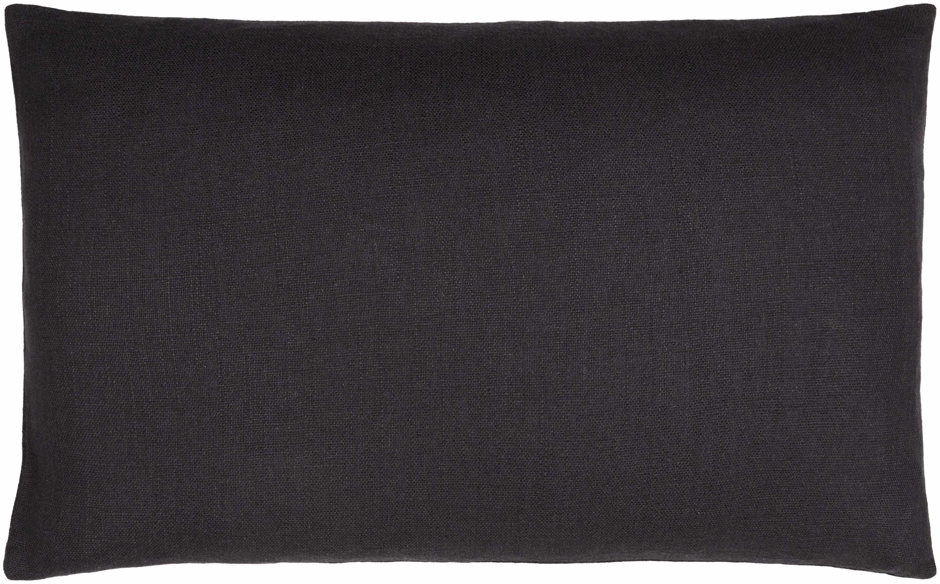 Royce Black Textured Accent Pillow-0