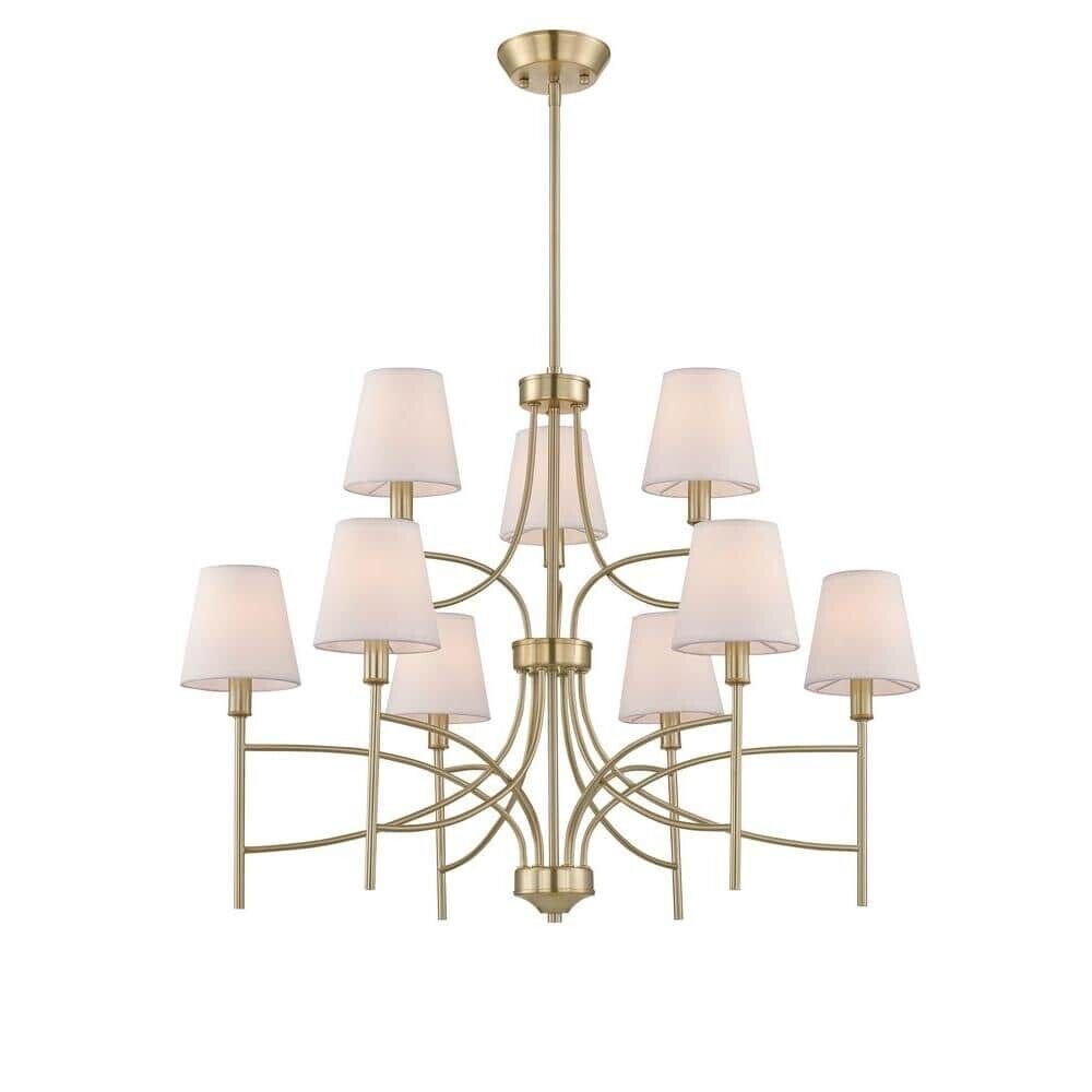 World Imports Millau Collection 5-Light Satin Gold Chandelier
