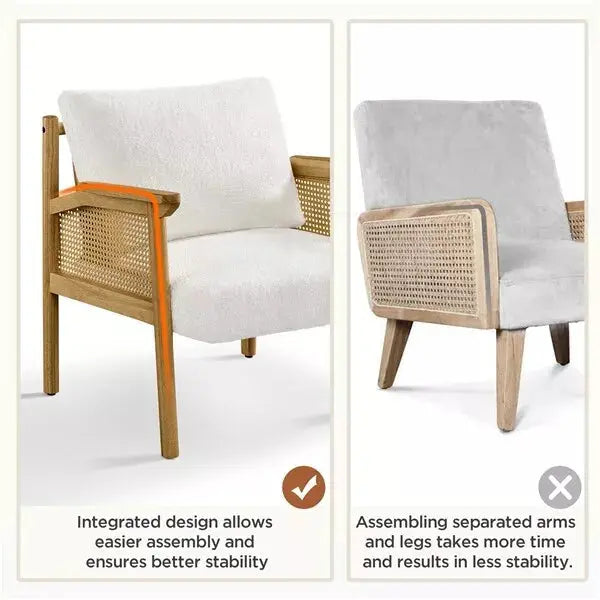 Anna Rattan Accent Armchair