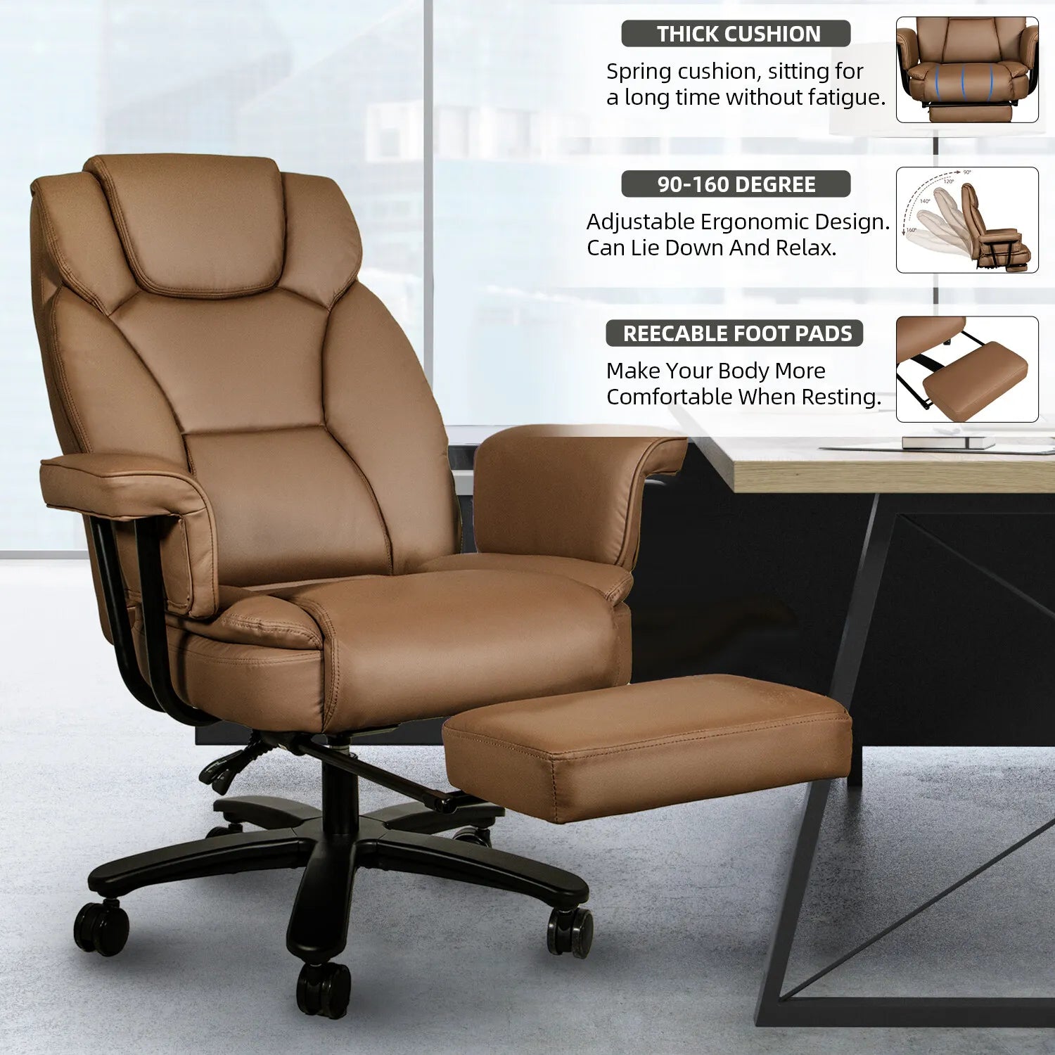 Clarke Big & Tall Ergonomic Office Chair