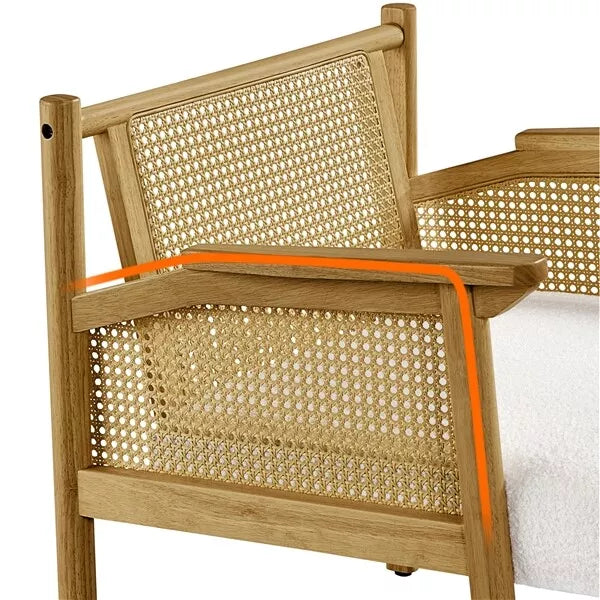 Polly Rattan Accent Armchair