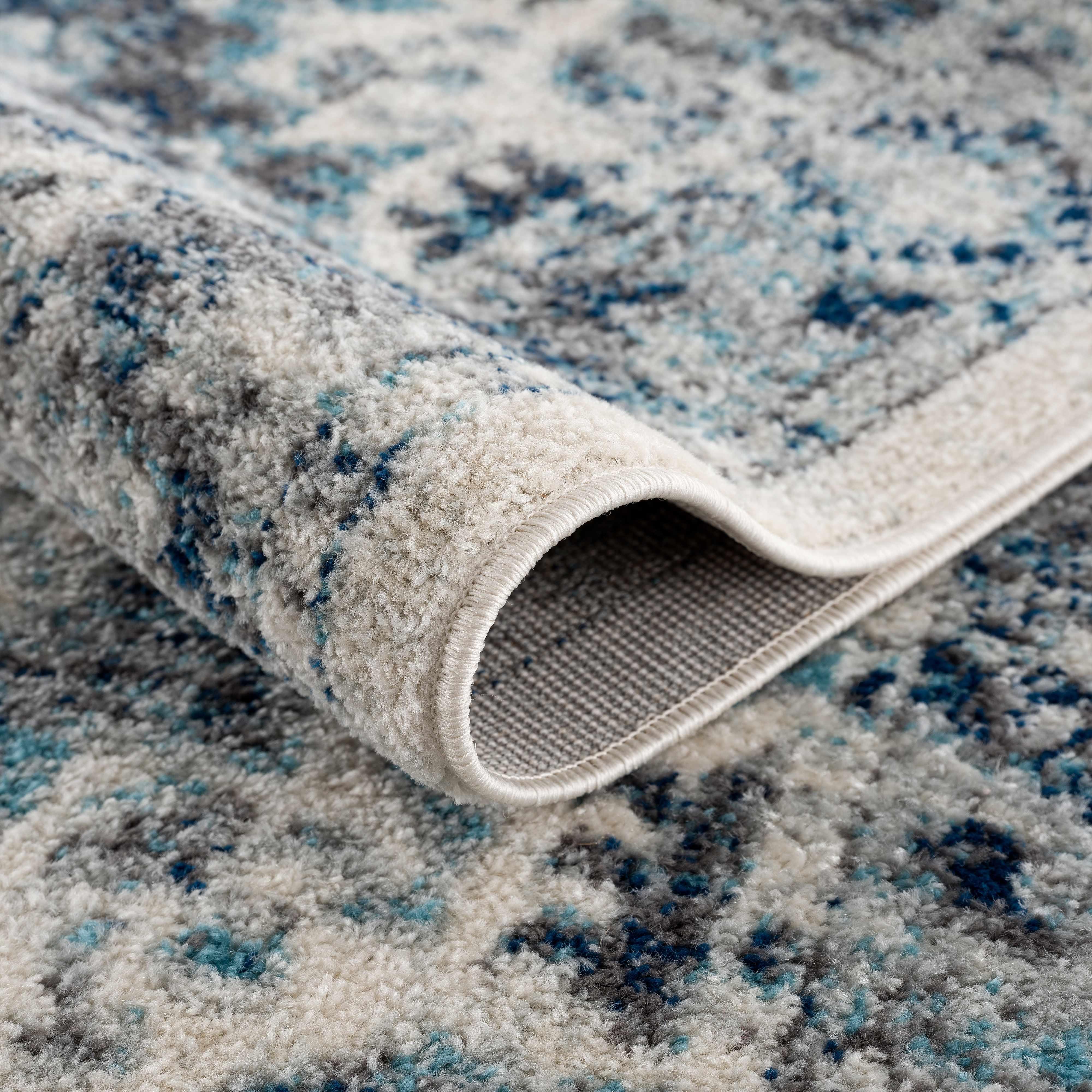 Istanbullu Blue Area Rug - Clearance - PRHOMZ